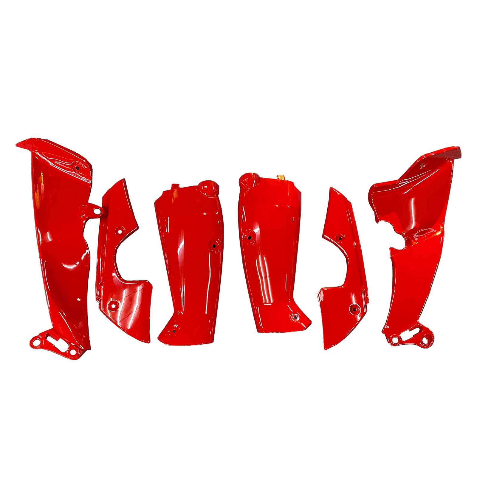 Carenatura in plastica ABS ad iniezione rossa bianca adatta per Yamaha YZF R1 2009-2011