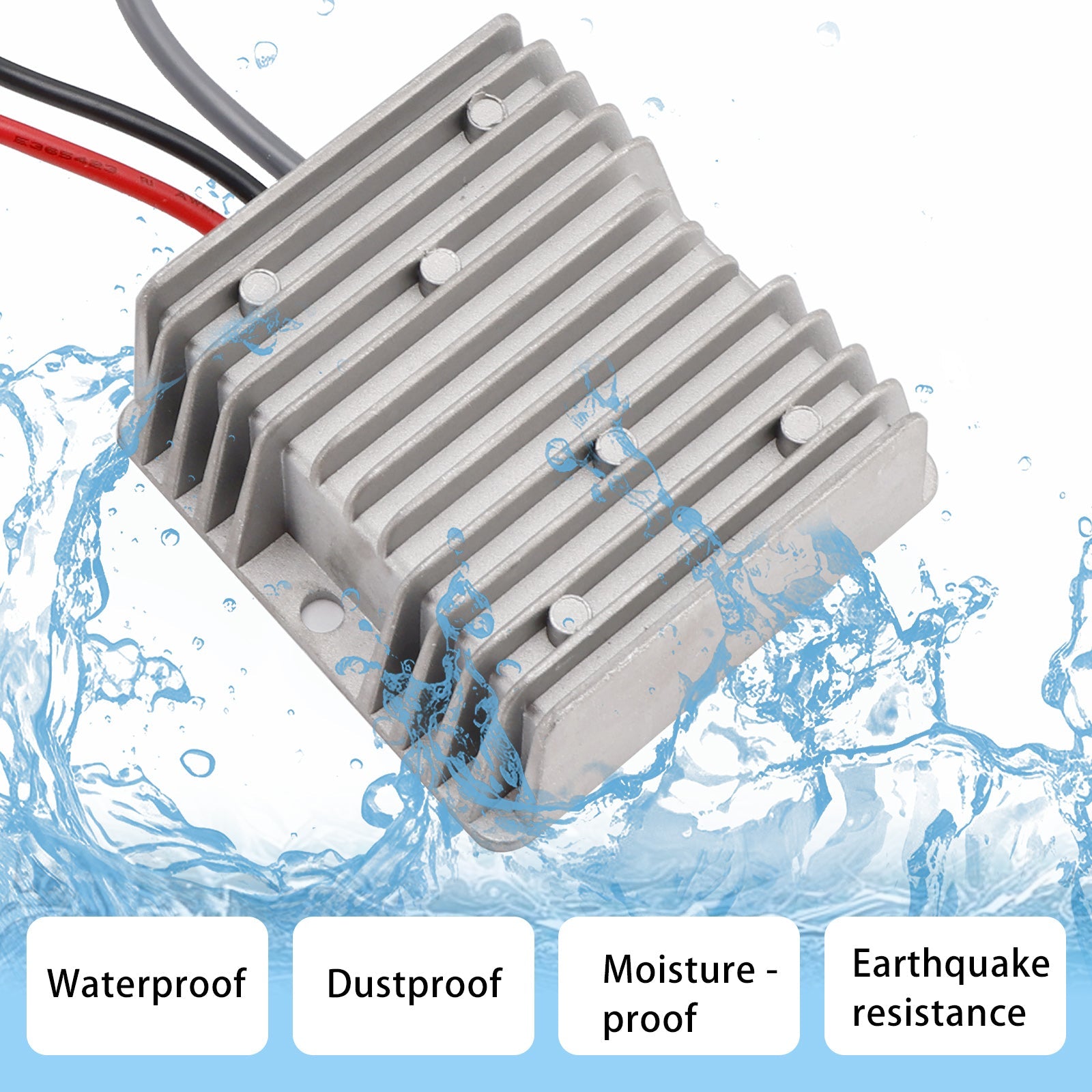 Mini-spanningsboostconverter, 12V/24V naar 57V DC-voedingskabel, 4,5A, 256W