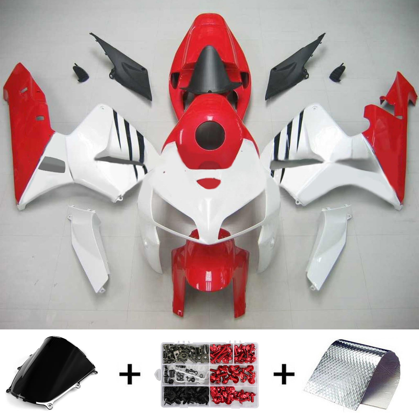 Kit de carénage par injection, carrosserie en plastique ABS pour Honda CBR600RR 2005-2006 F5