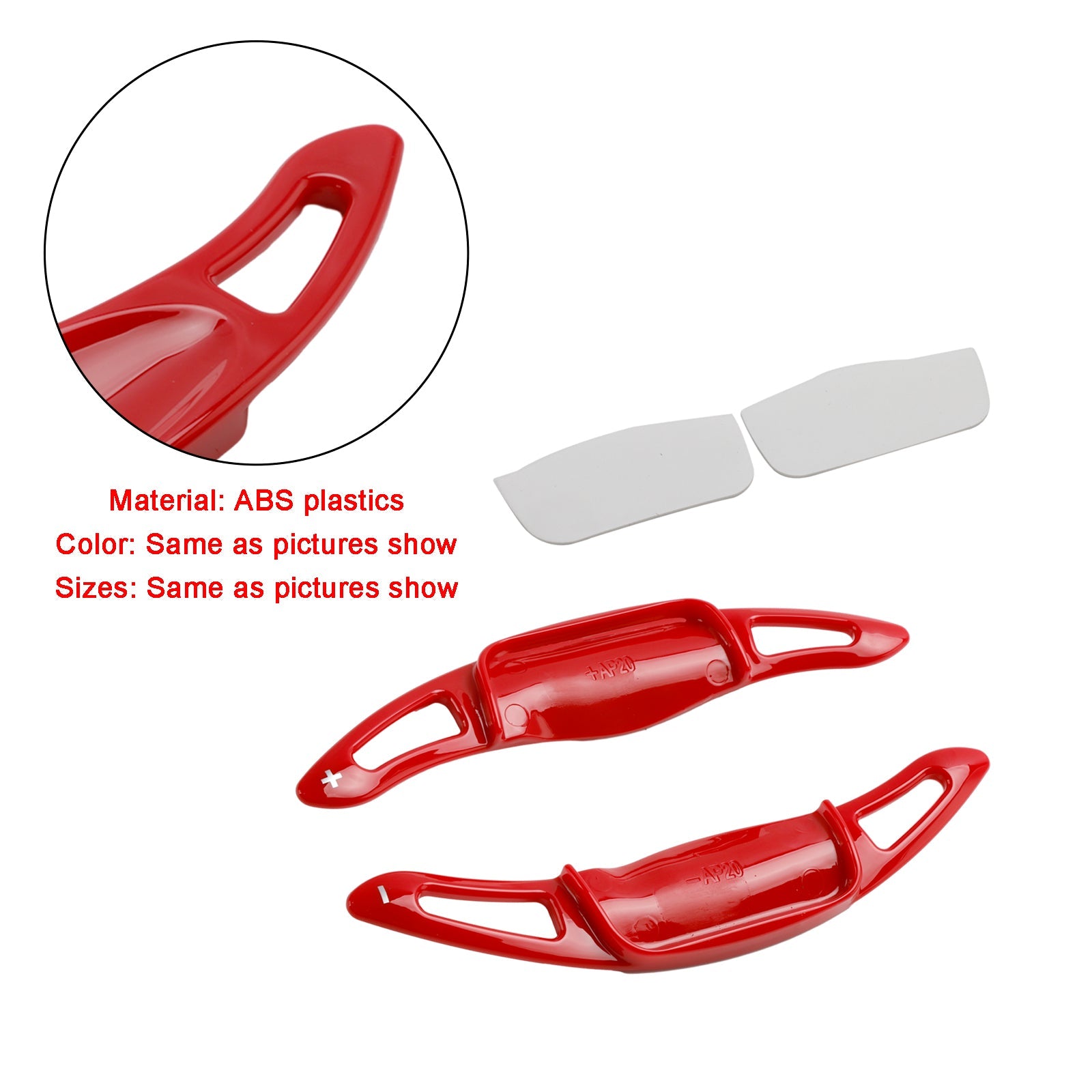 Set 2 podaljški ročice rdečega volana za Toyota Camry Avalon Corolla