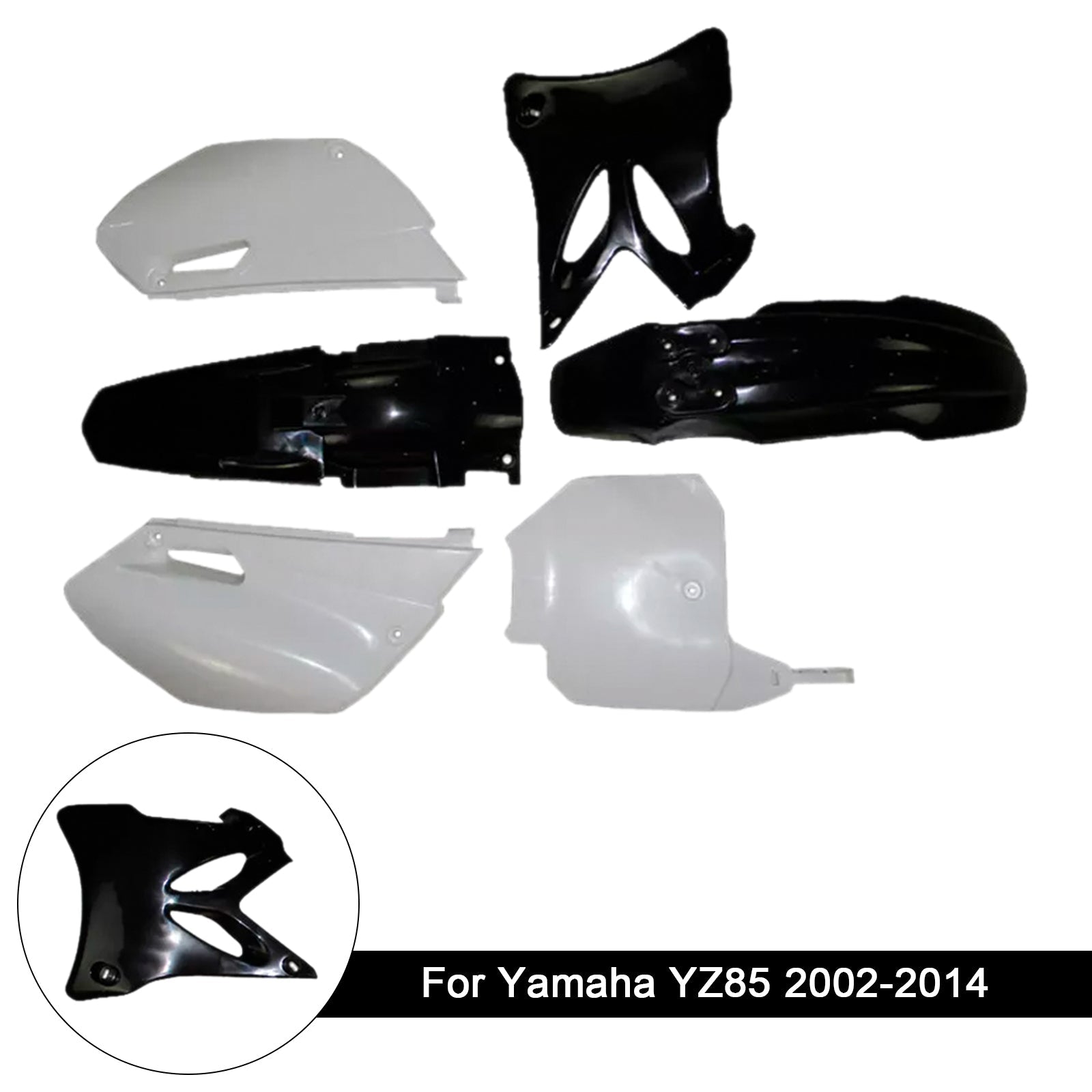 Kit de carénage de garde-boue en plastique pour Yamaha YZ85 2002-2014