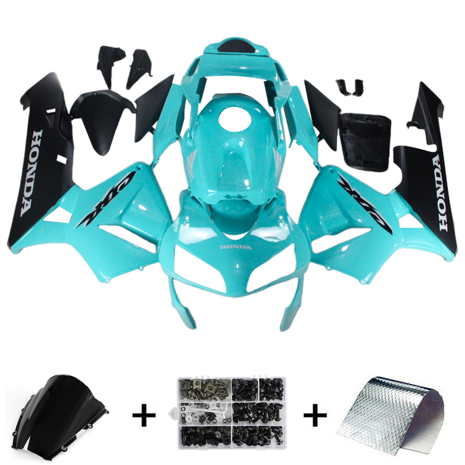 ABS Plastic Kairing Kit voor Honda CBR600R 2003-2004 F5