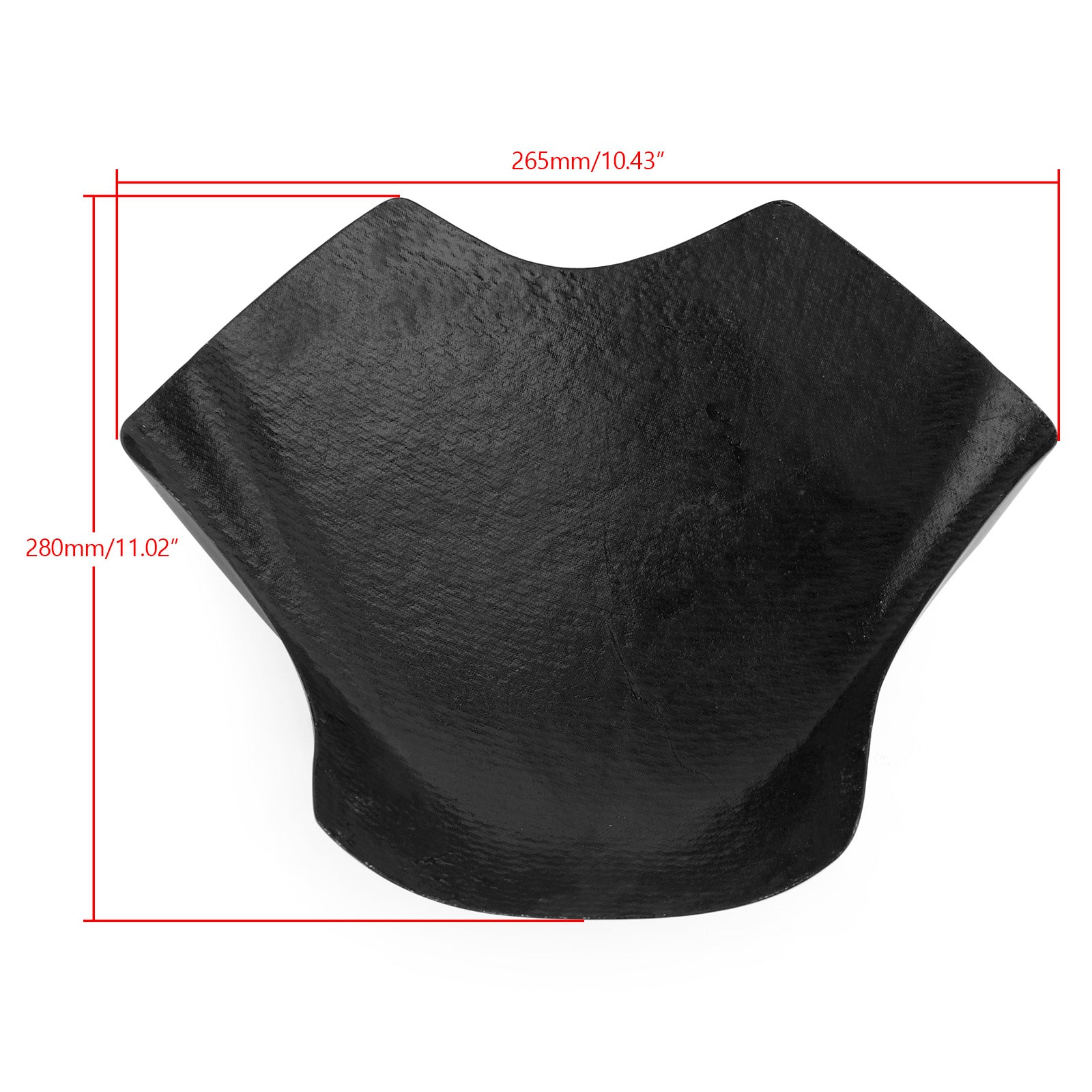 2008-2016 Yamaha YZF-R6 Carbone Protecteur de carénage de panneau de couverture de réservoir de gaz
