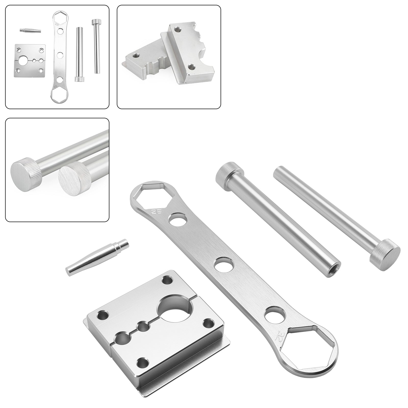 & 40 - Pour la reconstruction/l'étanchéité GRIP2 38 Kit d'outils d'entretien pour fourche FOX GRIP - compatible avec 36