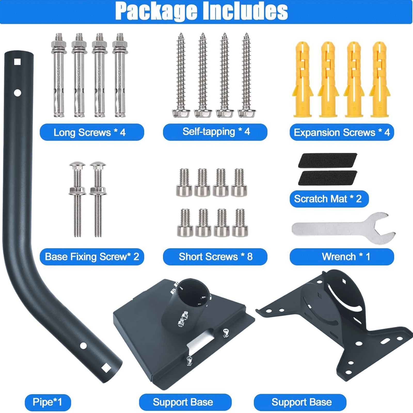 Kit de montaje en techo o pared exterior ajustable V3 Starlink Gen 3 360°