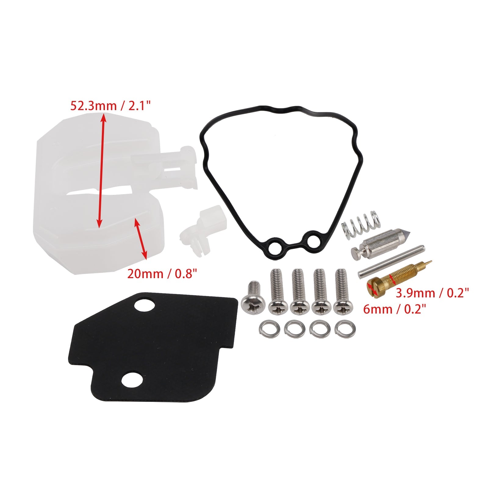Kit de reconstruction de carburateur pour Yamaha 25 cv 25B WHS/L 2001-2010 61N-W0093-00