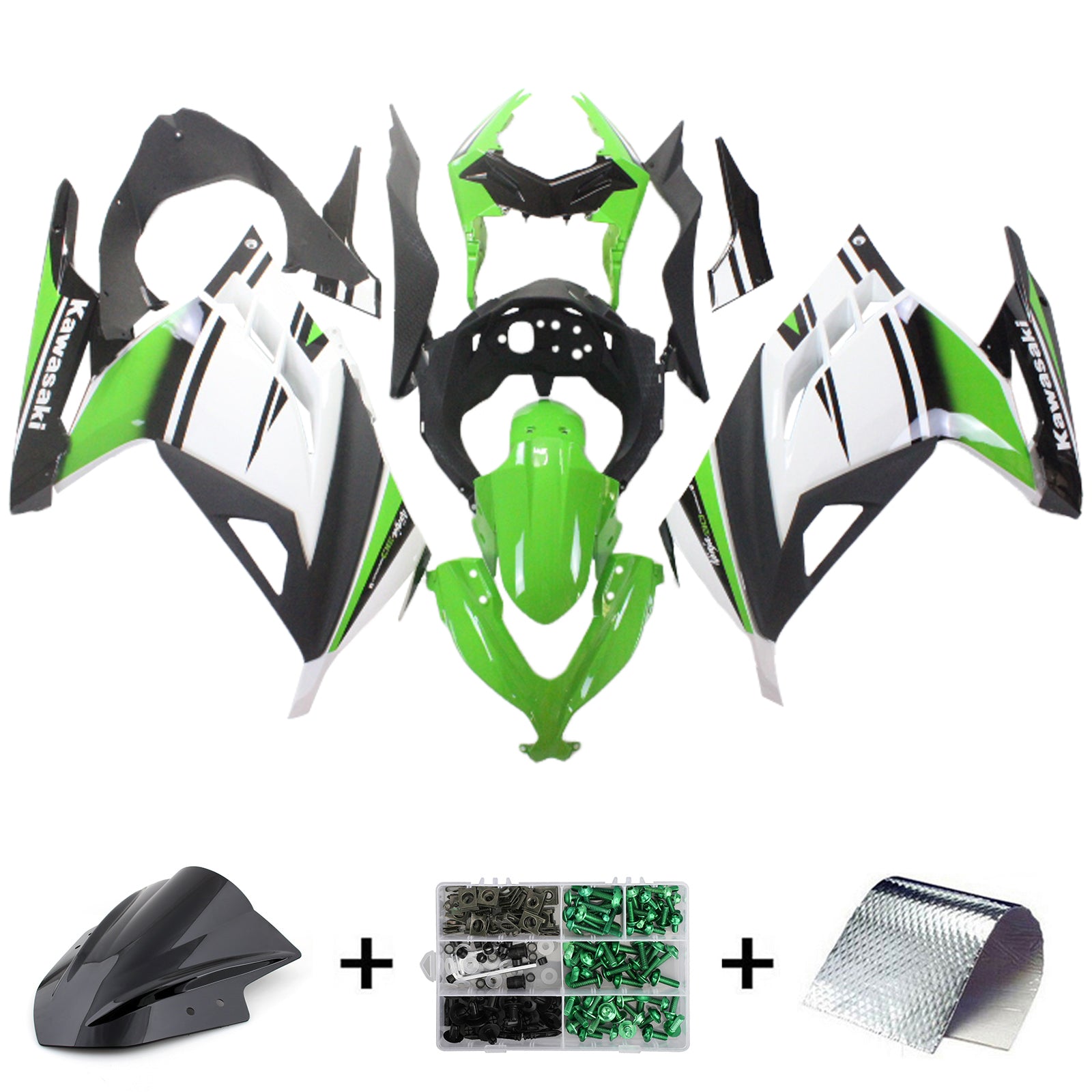 Karoserija za injiciranje sejma, primerna za Kawasaki EX300 NINJA300R 2013-2024