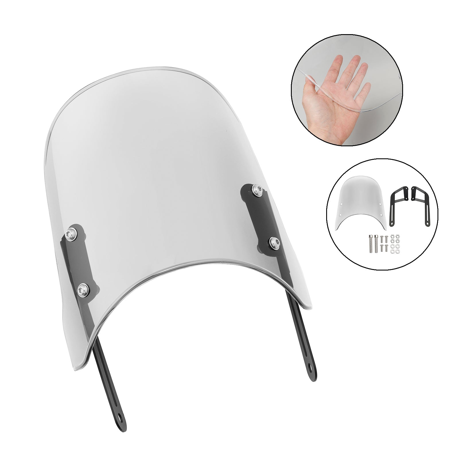 Tuulilasi sopiva tuulilasi Scrambler 1200 XC XE 19-23 Street Twin 900 16-23