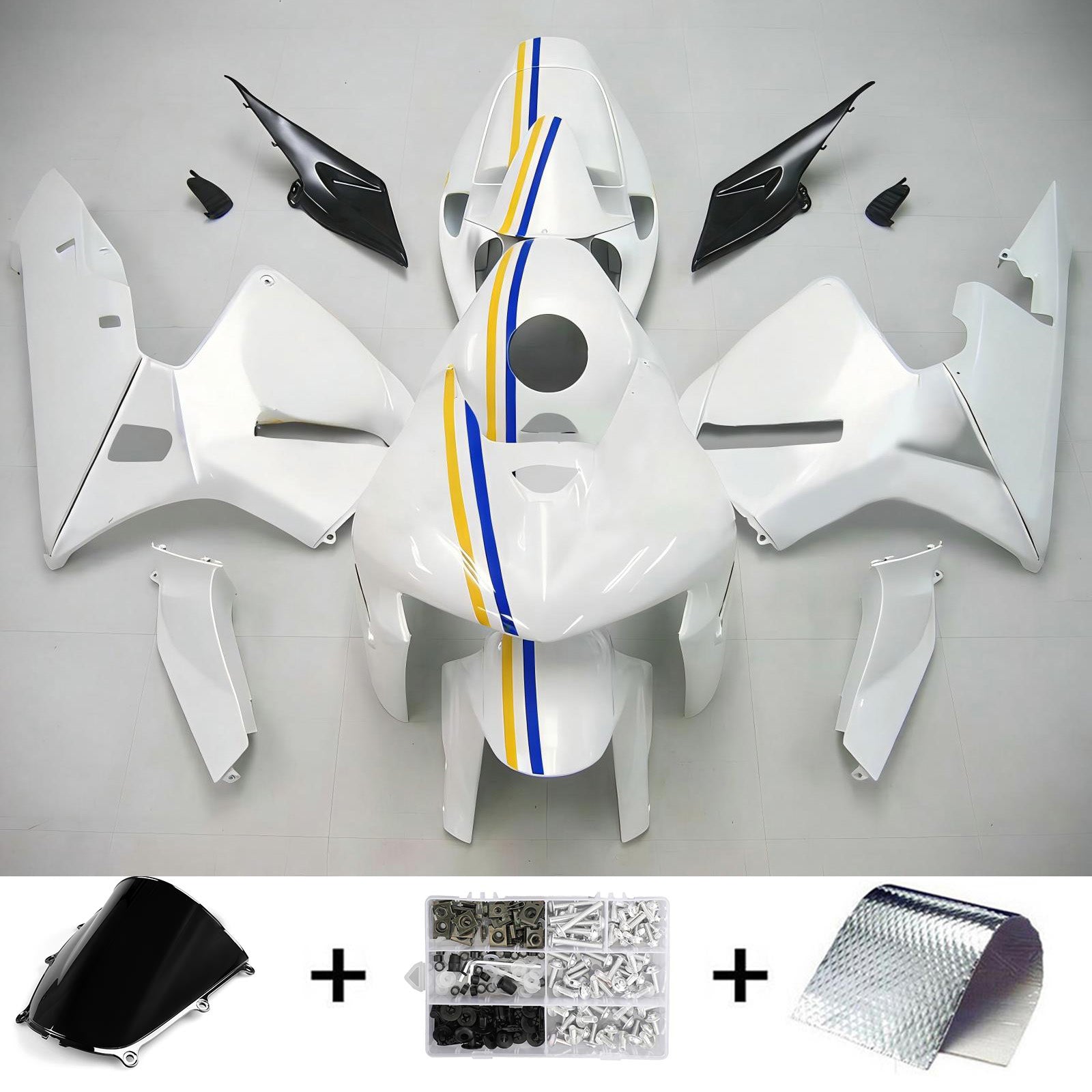 Kit de carénage par injection, carrosserie en plastique ABS pour Honda CBR600RR 2005-2006 F5