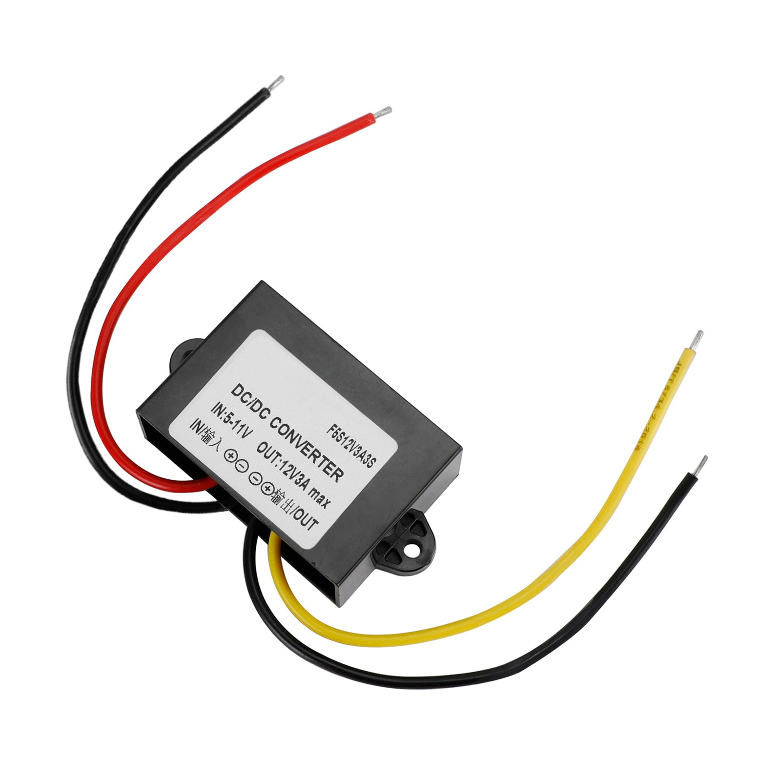 Waterdichte DC-DC-liftconverter 3 A 6 V 12 V, auto-voedingsmodule