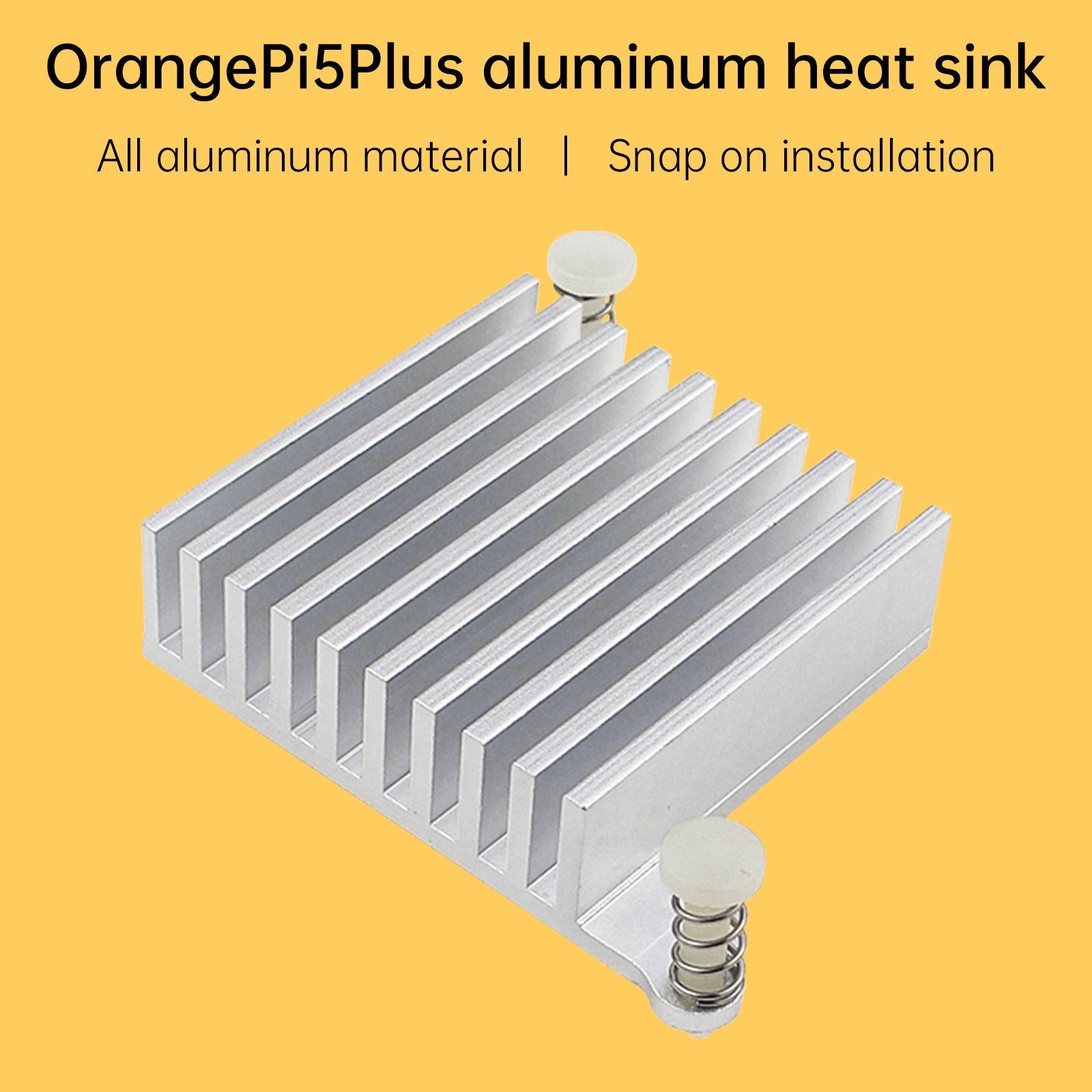 Dissipateur thermique Orange Pi 5Plus Pi5 Résistance aux hautes températures Refroidissement du dissipateur thermique du processeur