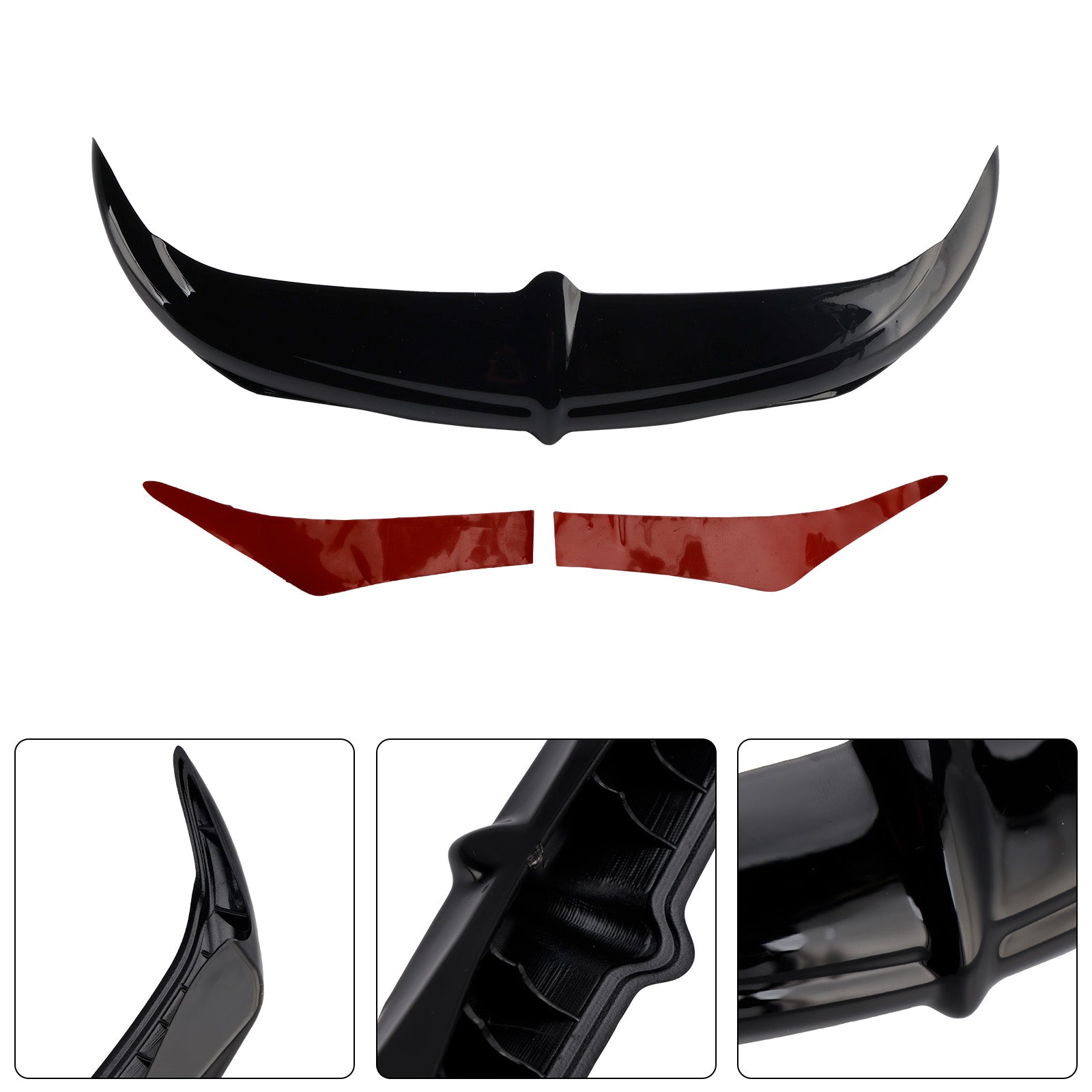 Garniture décorative de carénage Bat Brow Batwing pour trikes Electra Street Glide 96-13