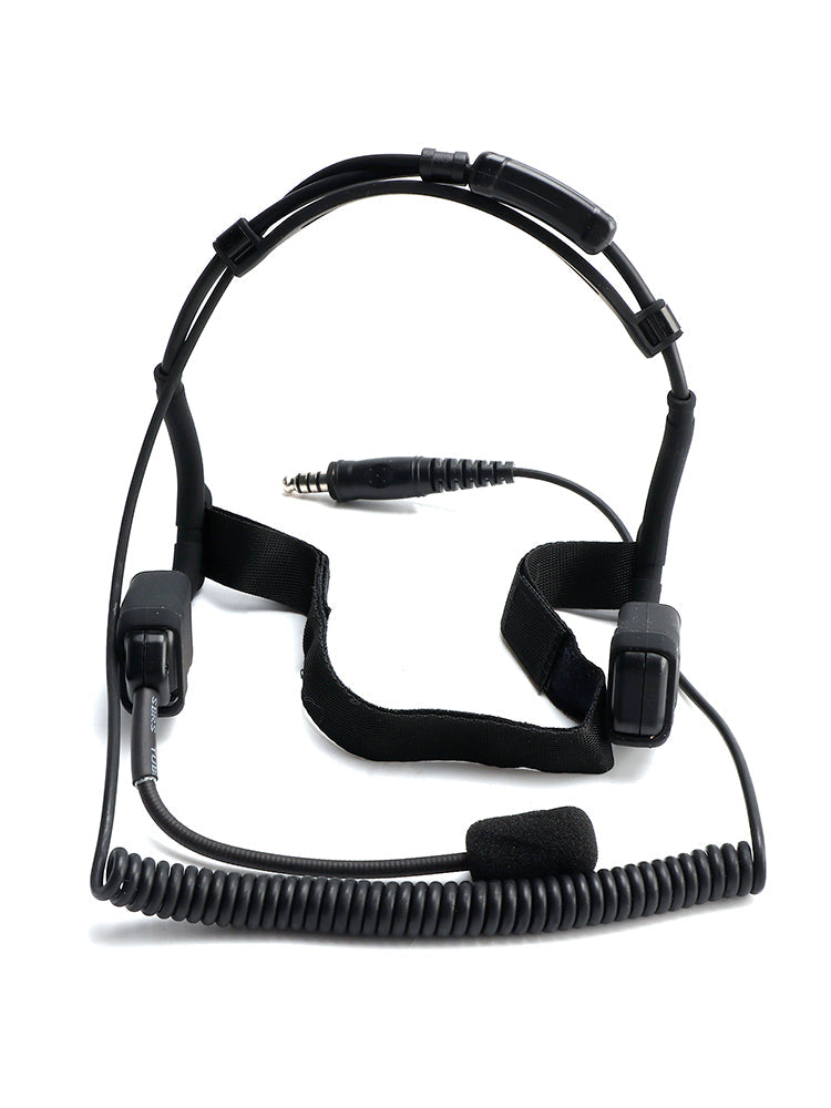 Casque audio tactique à crochet d'oreille 7.1-C9 Advanced avec fixation arrière et prise surdimensionnée