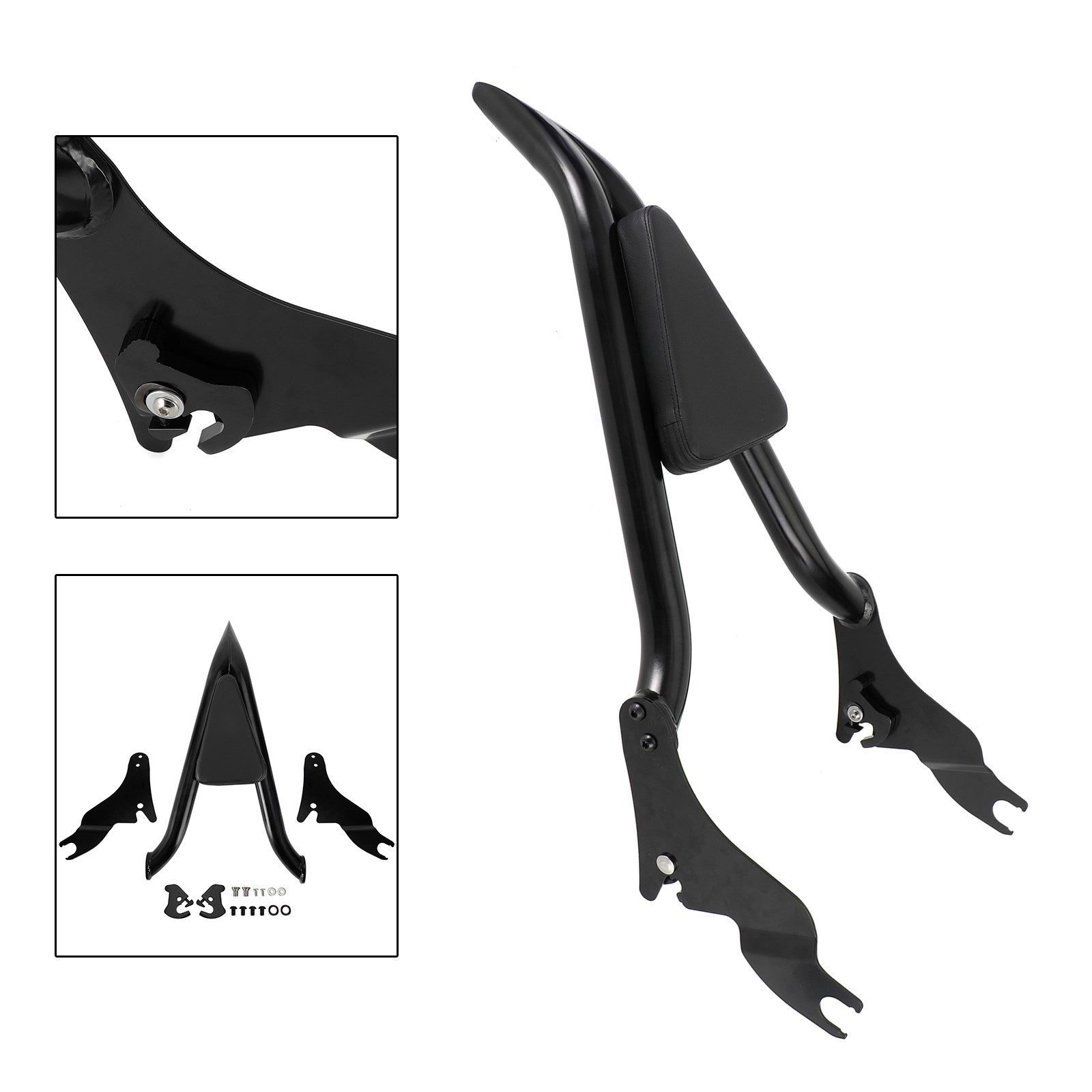 Touring Road King / Road Glide / Street Glide 2009-2023 Matkustajan selkänoja