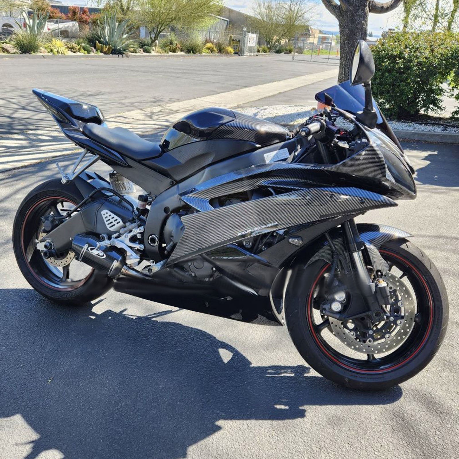 Kit de carénage injecté en plastique ABS pour Yamaha YZFR6 YZF-R6 2006-2007