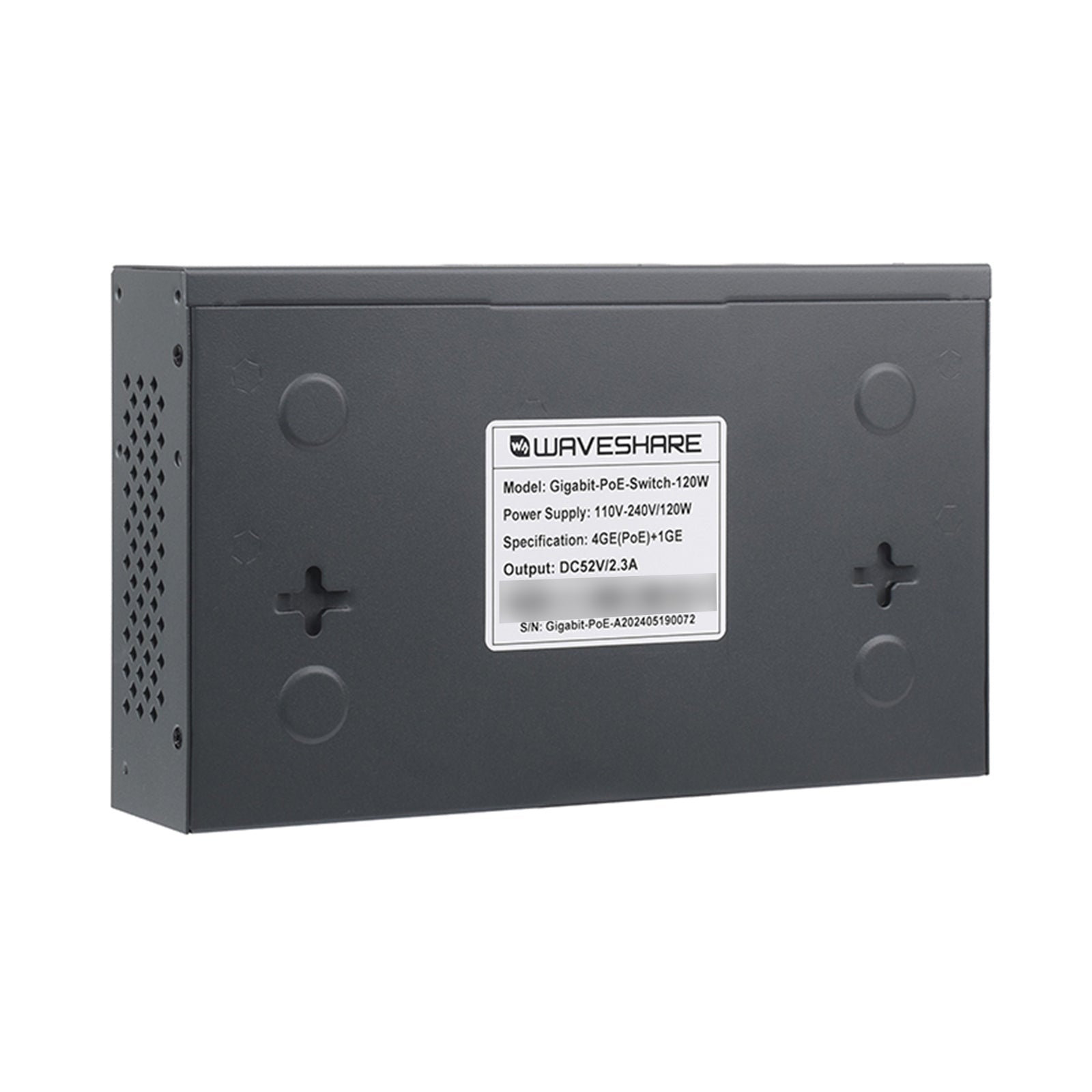 Przełącznik Gigabit Ethernet Poe o mocy 120 W. Port 10/100/1000M Adaptacyjny Plug Play 4 sieci