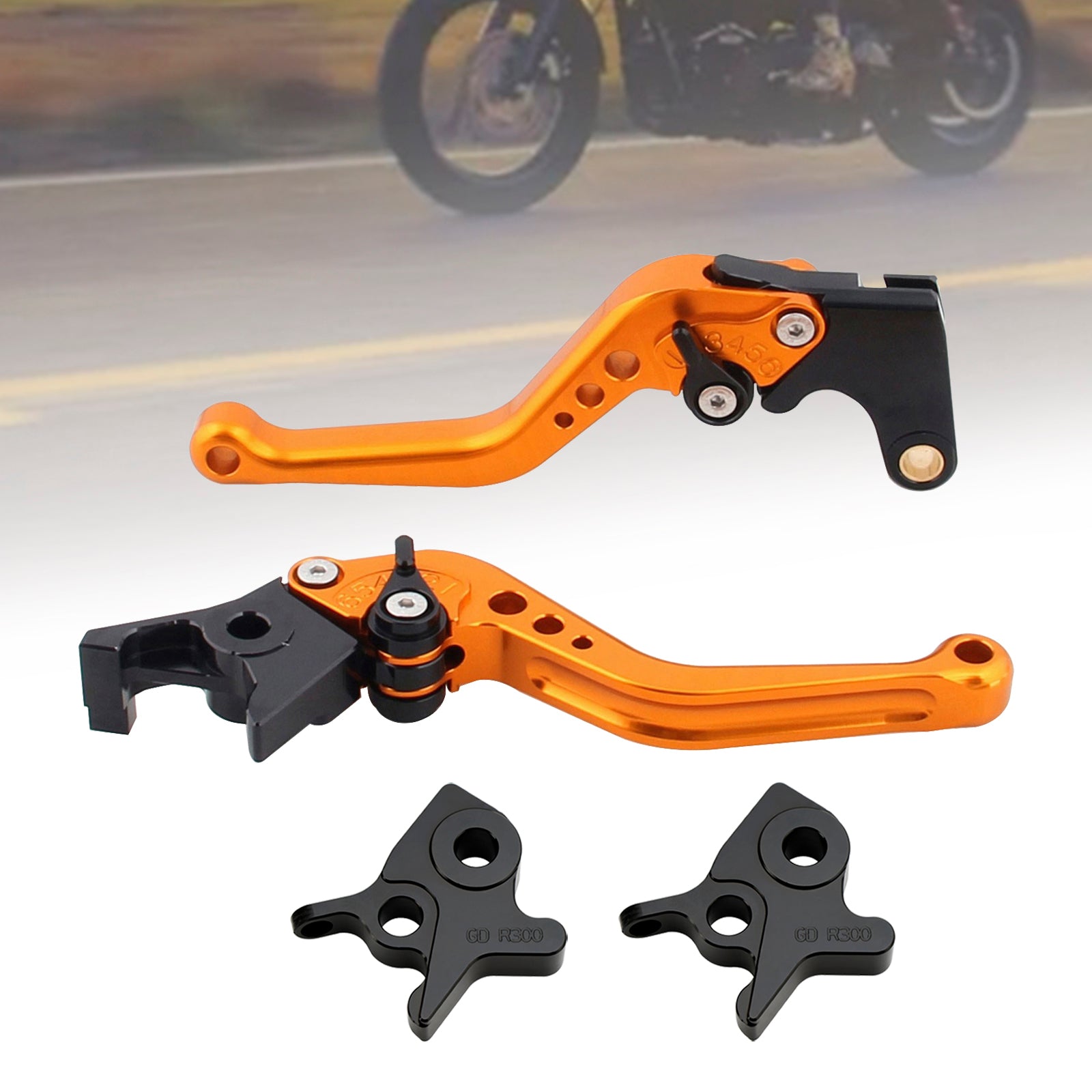 Palanca de freno y embrague corta para Kymco AK550 2017-2022