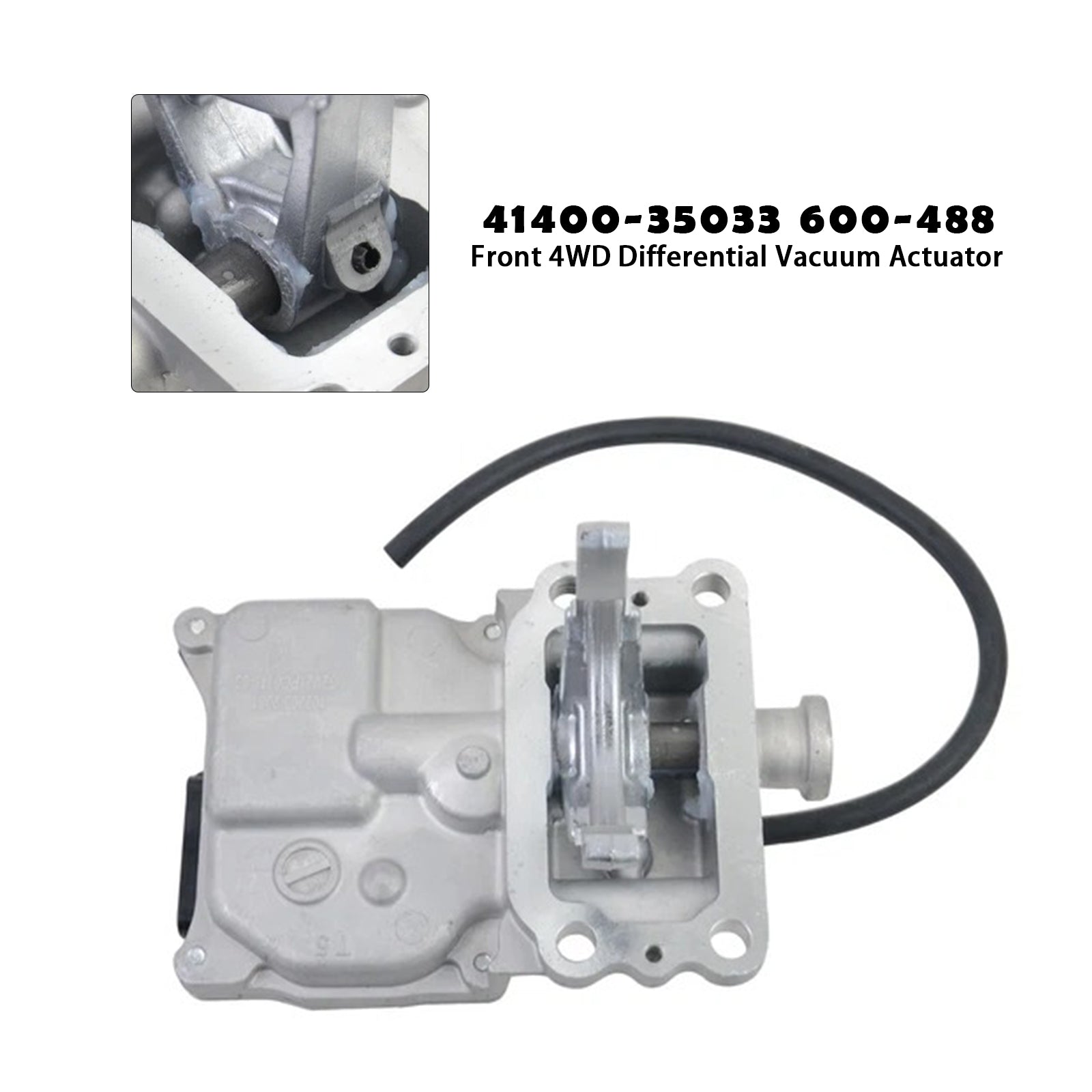 Differentiële actuator met depressie voor Toyota FJ Cruiser 4.0L V6 en 4WD vóór 2007-2014 41400-35034