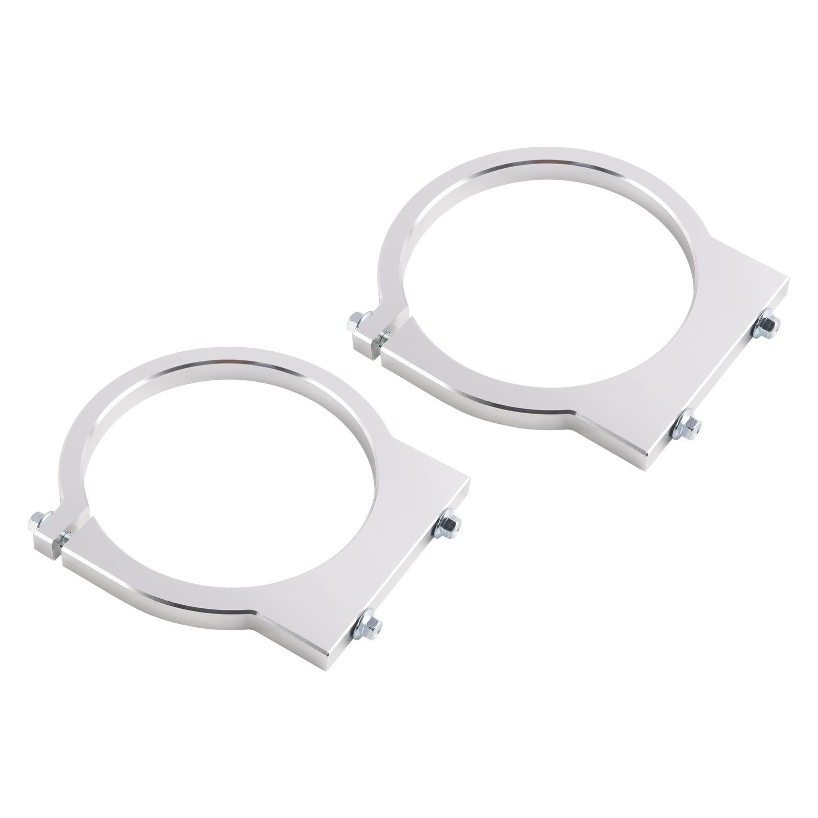 Set van 2 houders voor 2 lb lachgasfles (flesdiameter : 4-3/8 in)