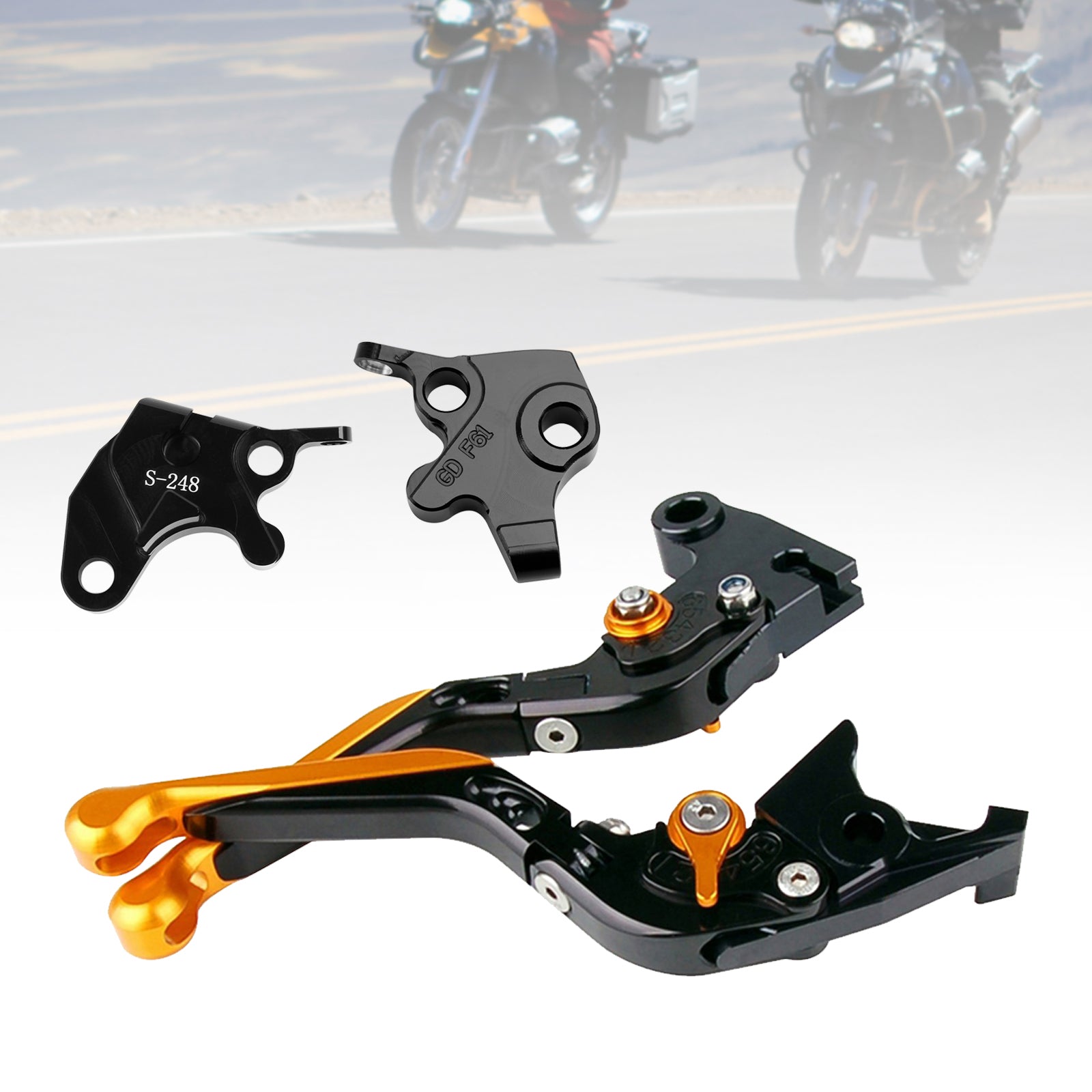 Levier de frein et d'embrayage réglable pour YAMAHA YZF R125 2008-2011