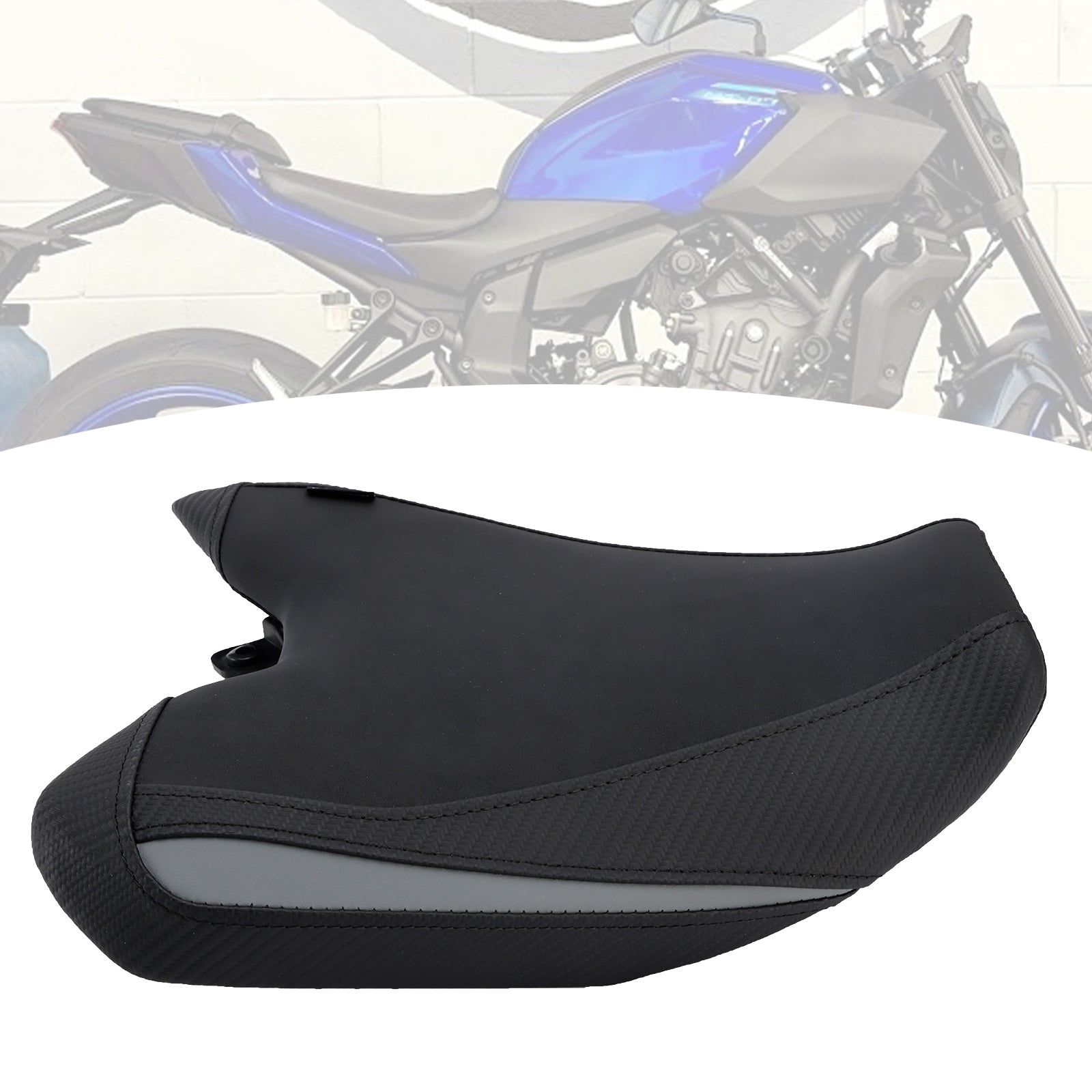 Cuscino per sella anteriore lato guidatore Raider Yamaha MT-07/FZ-07 (2025+) in PU nero