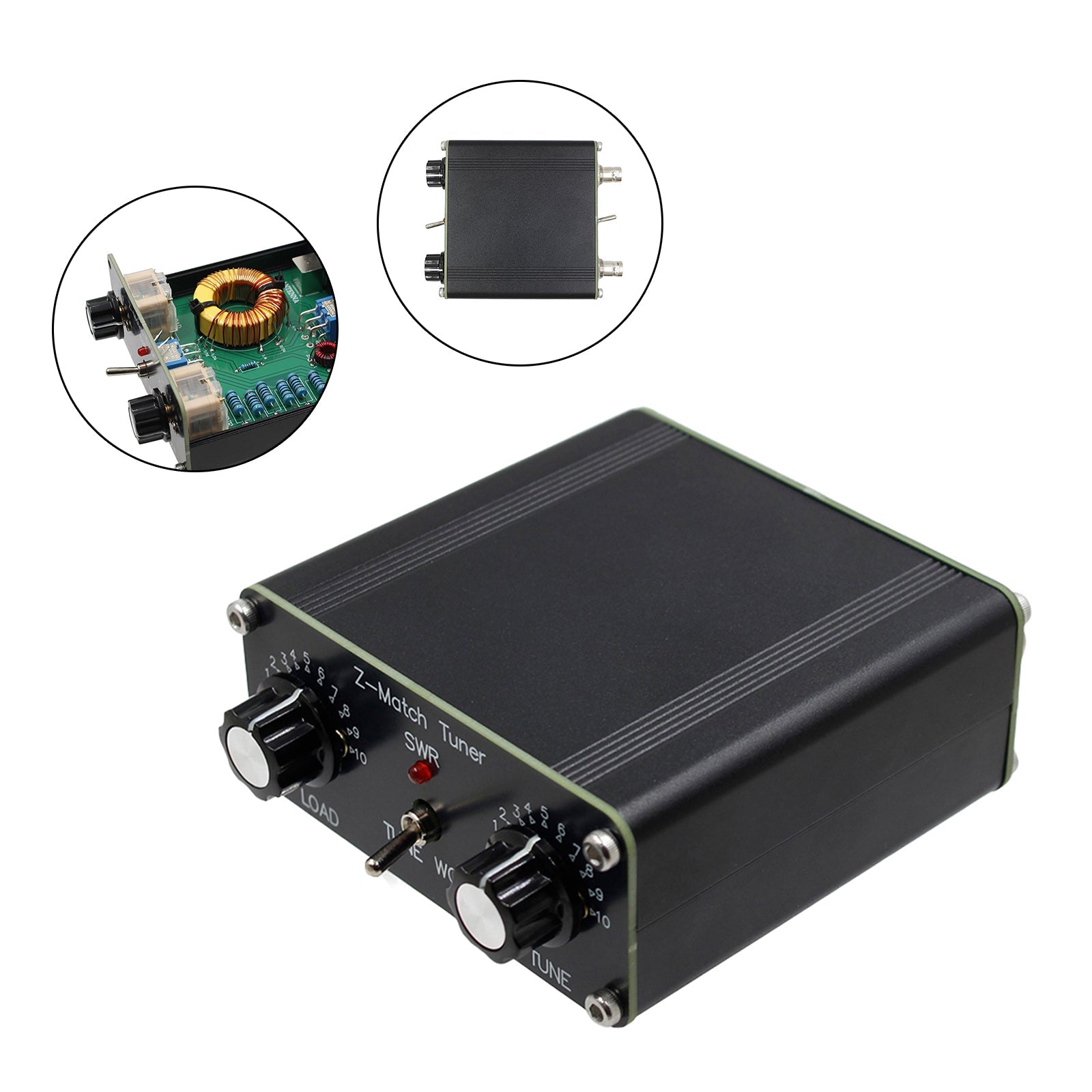 Ročni qrp z-utor-utor, adapter za ham antene 3-28 MHz, vmesnik BNC