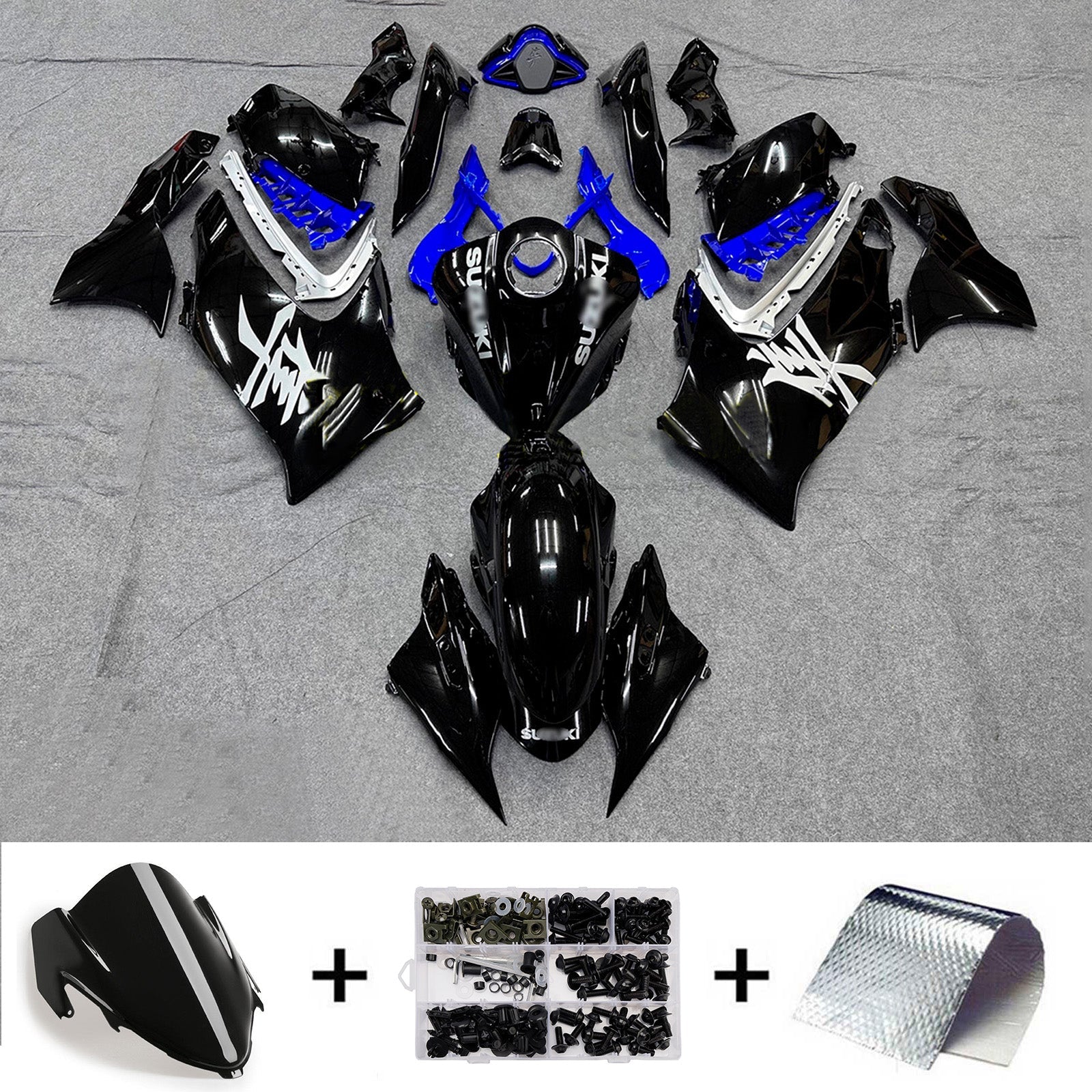 Kit carena iniettata ABS per Suzuki Hayabusa GSX1300R 2021-2025