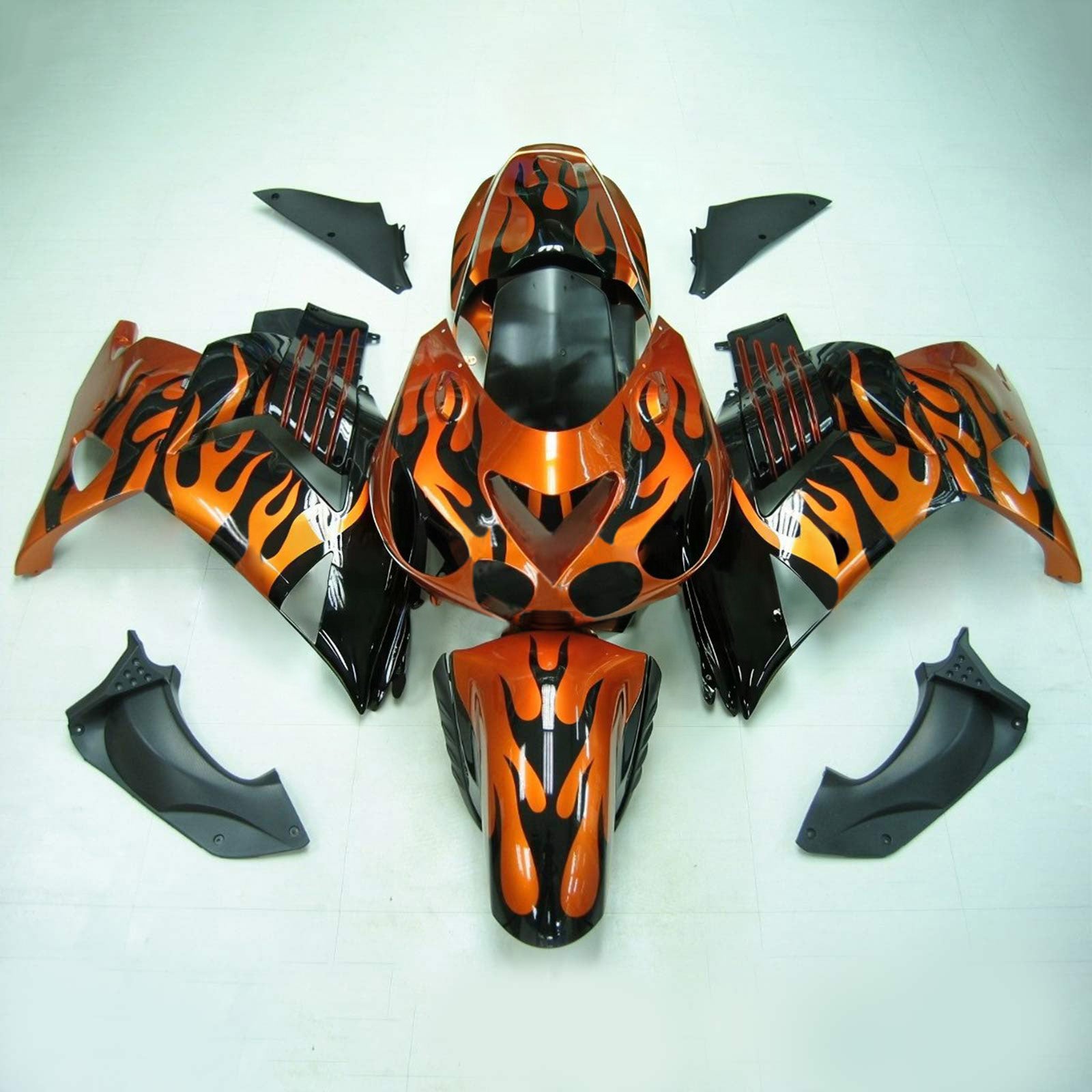 Injection carénage kit carrosserie plastique ABS fit pour Kawasaki ZX14R 2006-2011