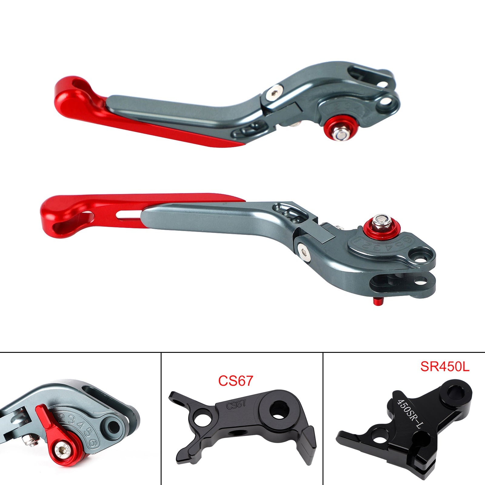 Levier de frein et d'embrayage réglable compatible avec VOGE DS900X 900DSX 2024-2026