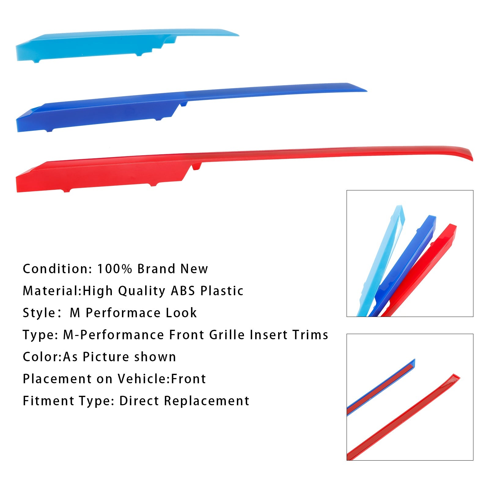 Tricolor Abs Front Grille voor BMW X3 2025