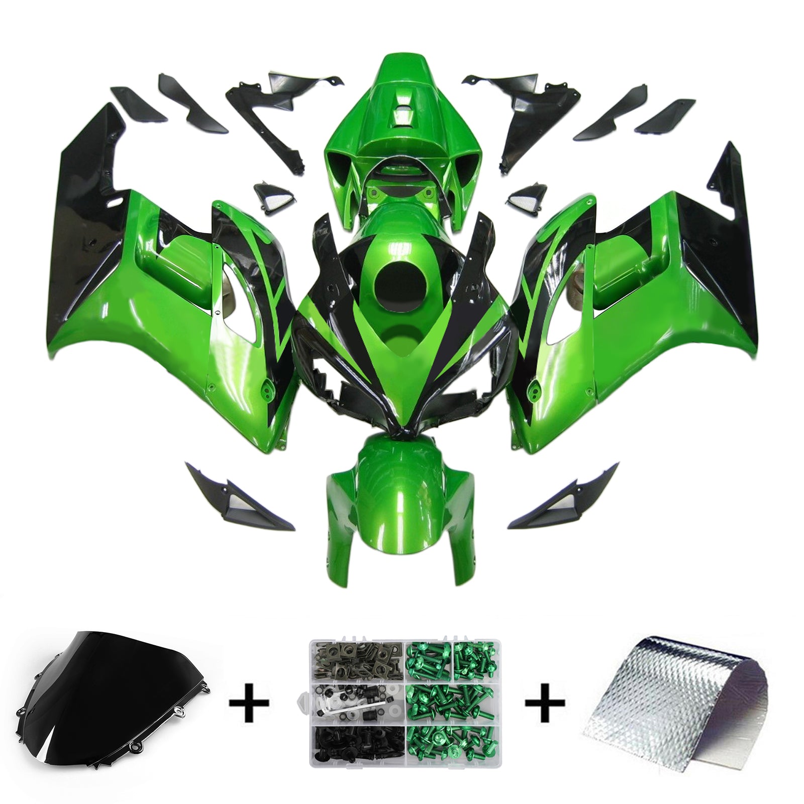 Kit de carénage par injection, carrosserie en plastique ABS pour Honda CBR1000RR 2004-2005