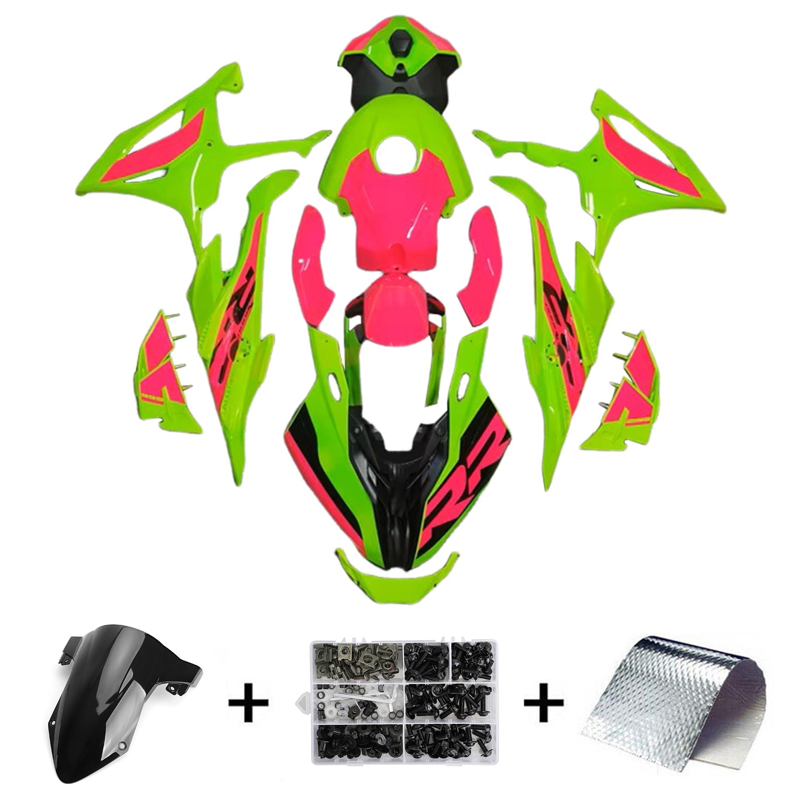 Kit de carénage d'injection pour BMW S1000RR 2023-2024 Carrosserie Plastique ABS