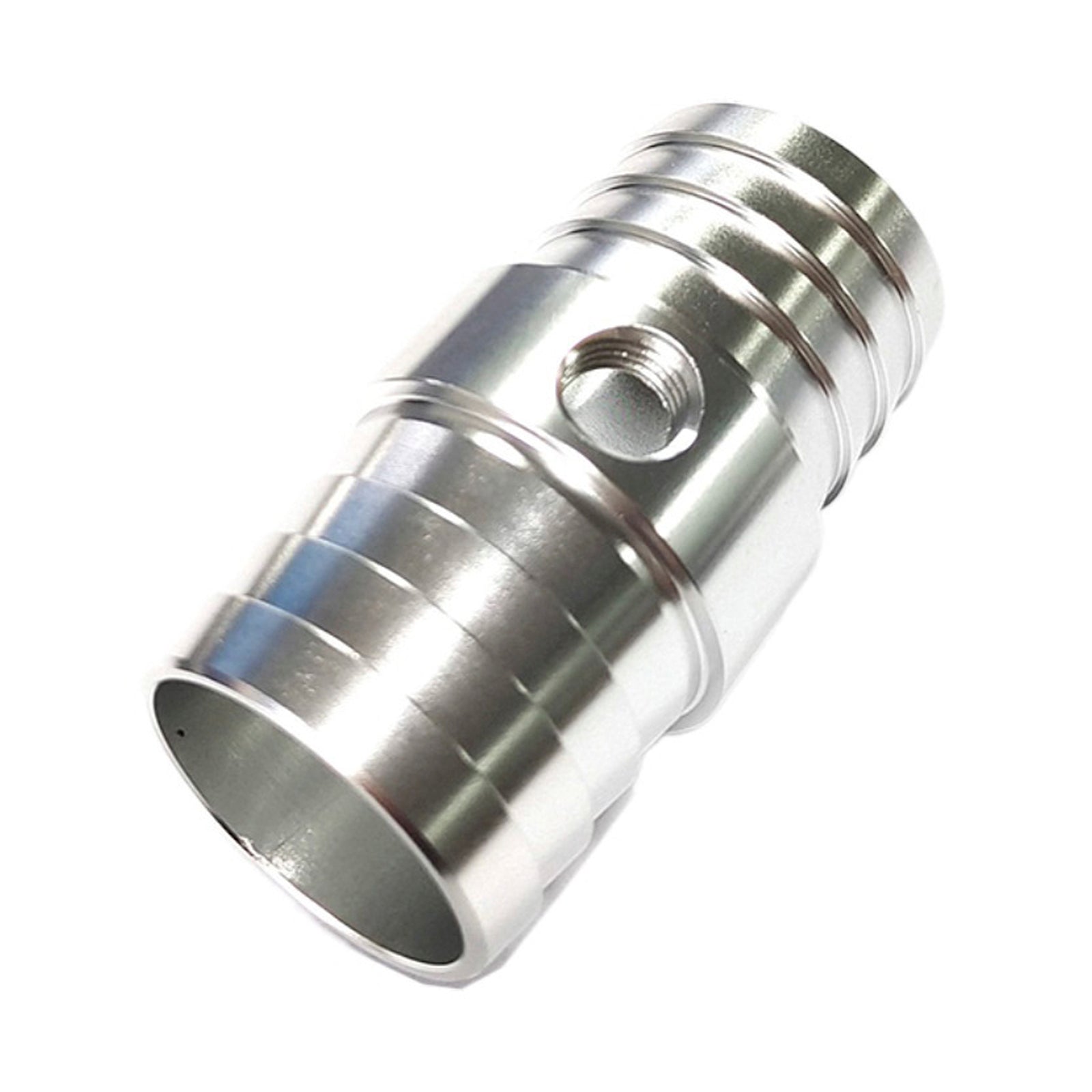 Raccord cannelé pour tuyau de radiateur avec port NPT 1/8"" et adaptateur pour tube vapeur 1-1/4""