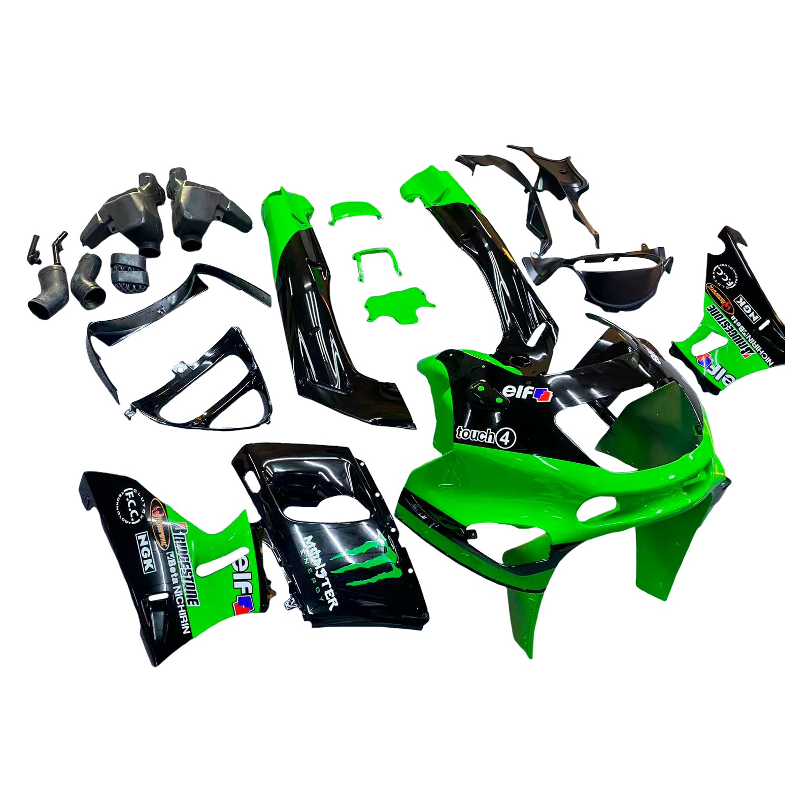 ABS plastični komplet za kawasaki ZZR400 1993-2007 ZZR600 1998-2003