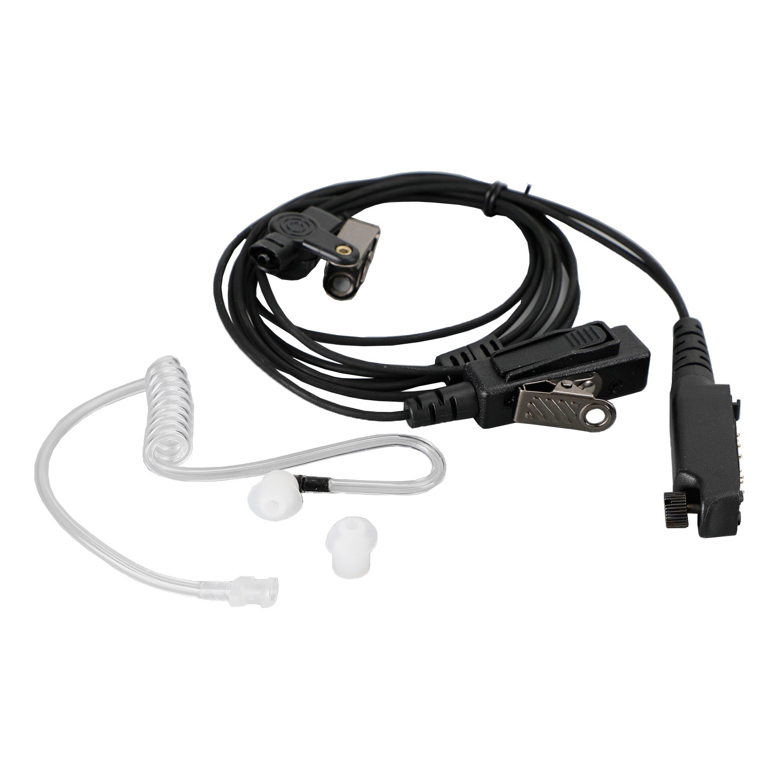 Casque de micro PTT à tube acoustique ajustement pour SEPURA STP8000 STP8030 STP8035 STP8038