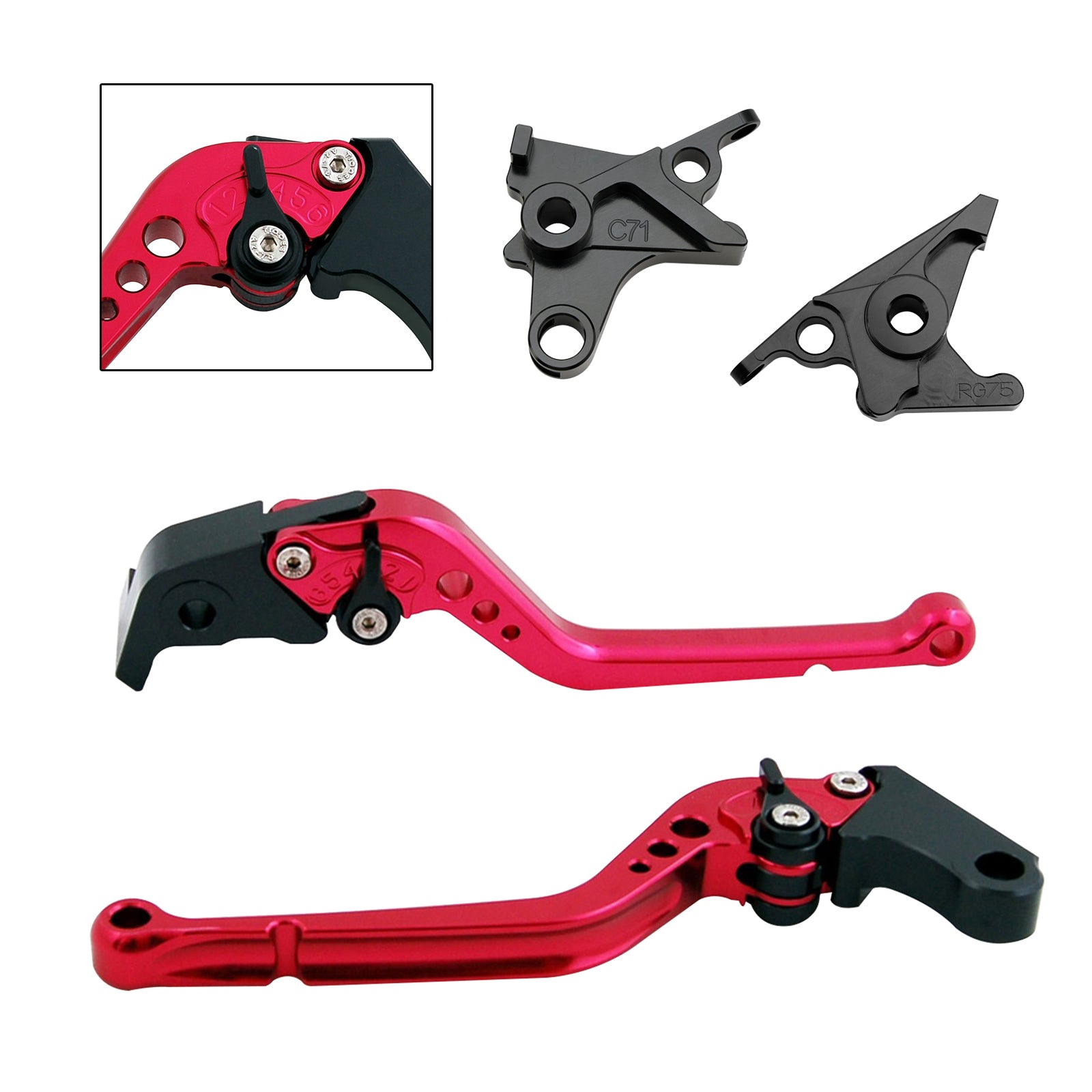 Levier de frein et d'embrayage long pour BMW R NINE T / PURE / RACER 2017-2023