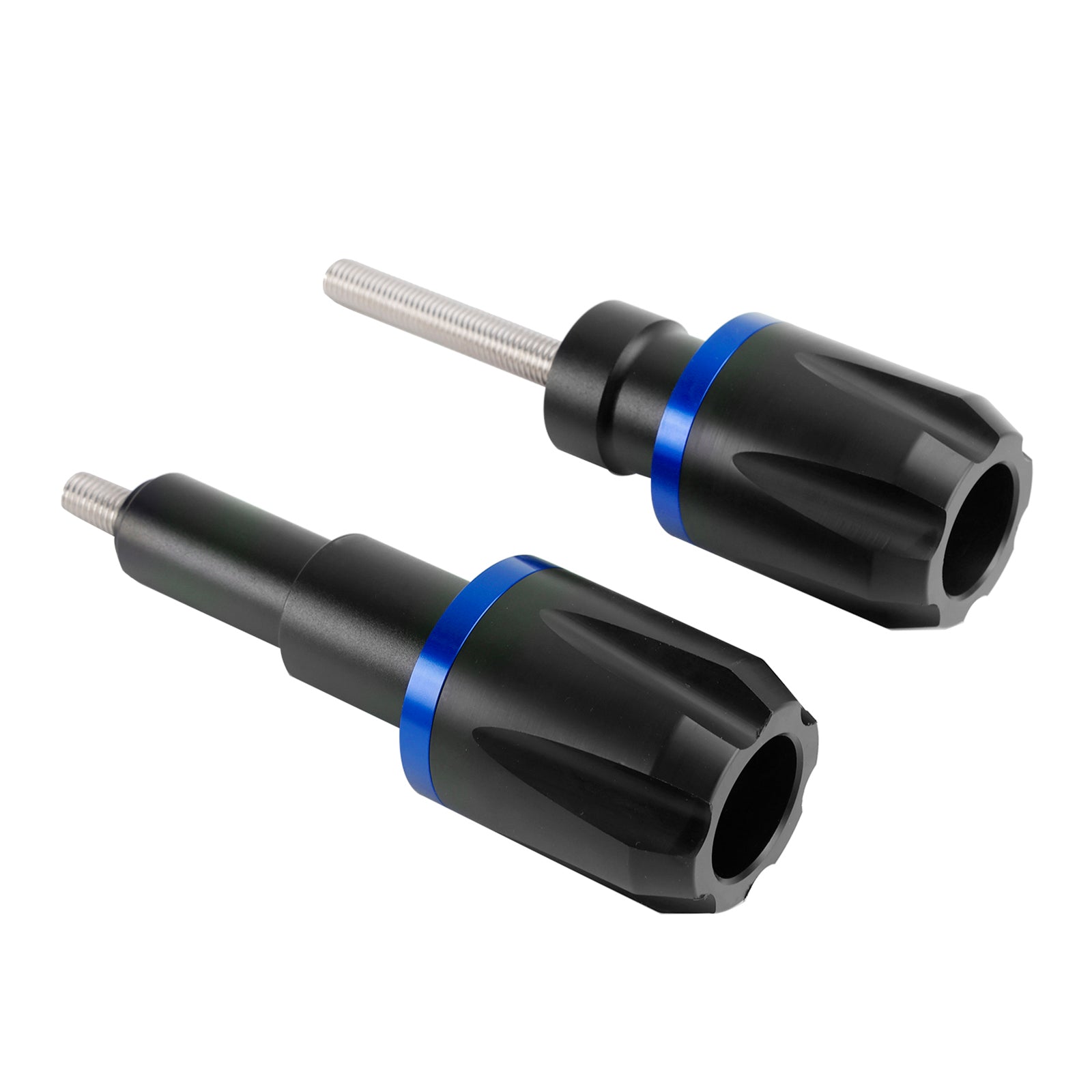 Protections de cadre anti-collision CNC pour BMW F900R, F750Gs et F850Gs (2019-2023) - Bleu et noir