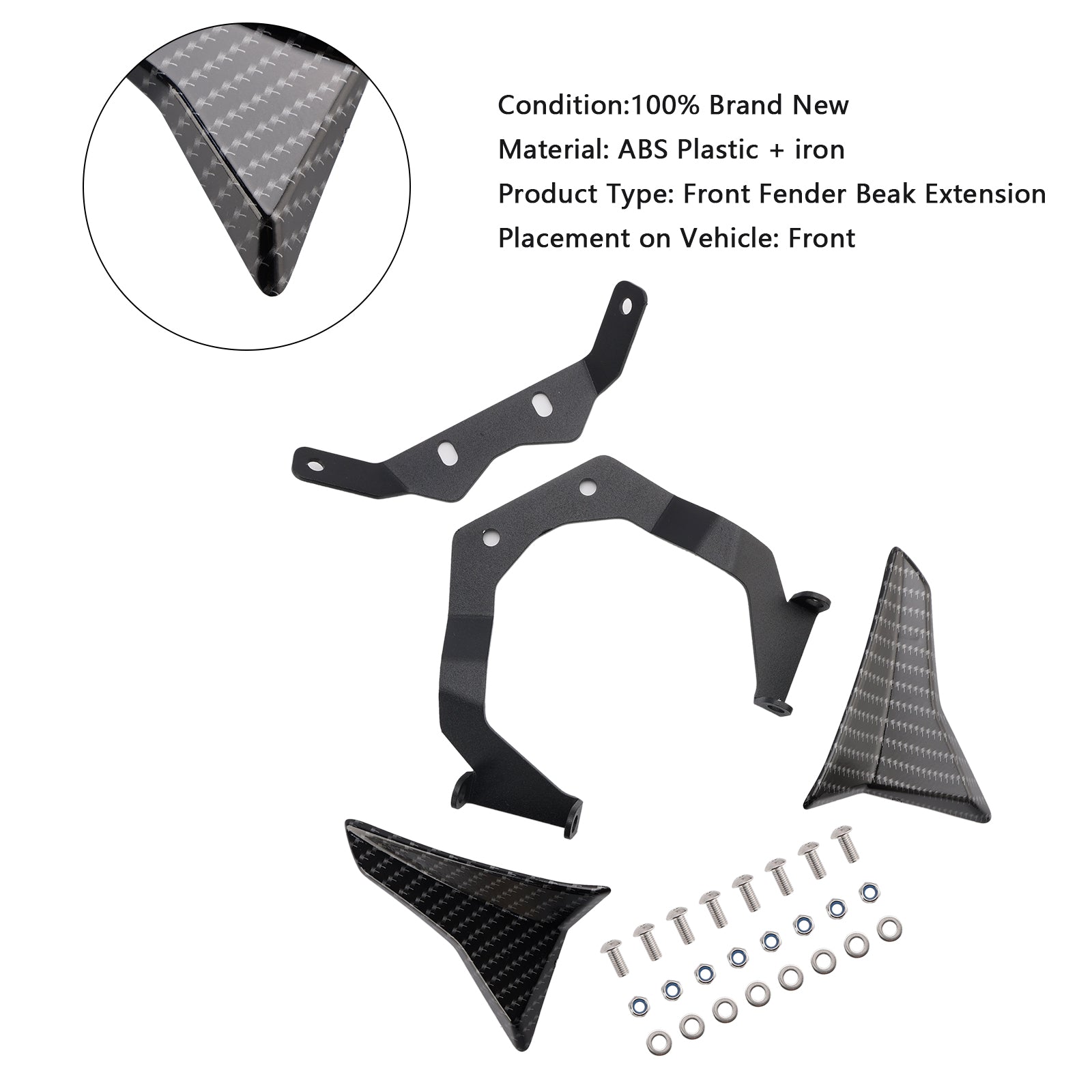 Wydłużenie dziobowe i dolne skrzydło dla Honda CB750 Hornet 2023-2024