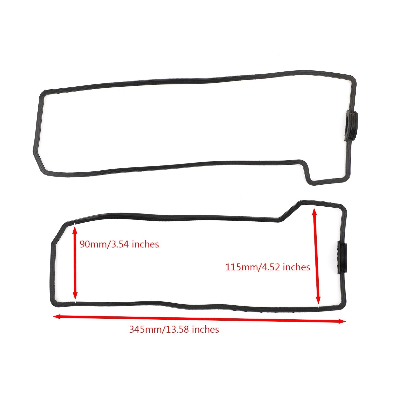 Guarnizione Coperchio Valvola per Honda GL1800 Goldwing 12491-MCA-000 12391-MCA-000 Generico