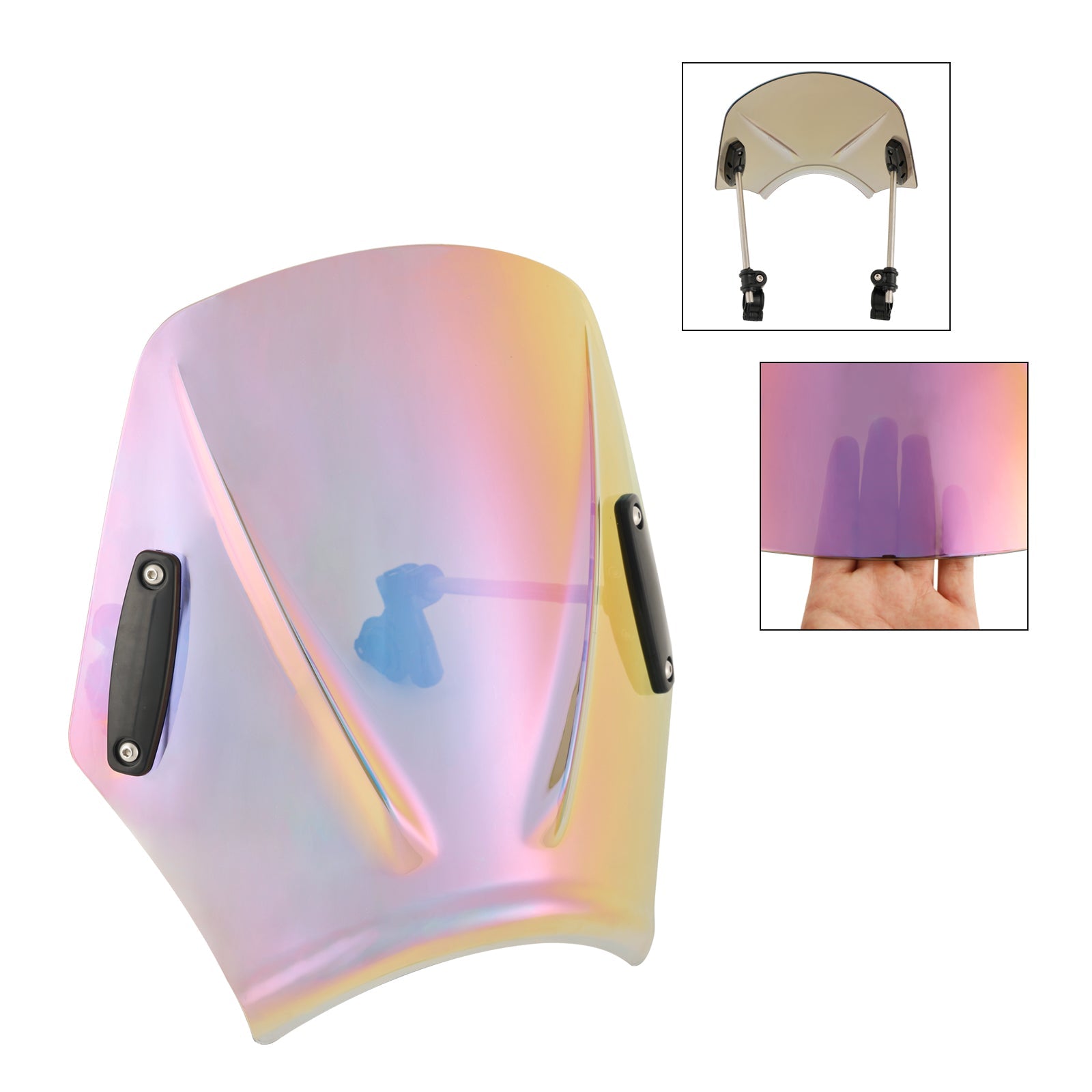 Moto con manubrio 22 mm/7/8 "Vidone del parabrezza universale