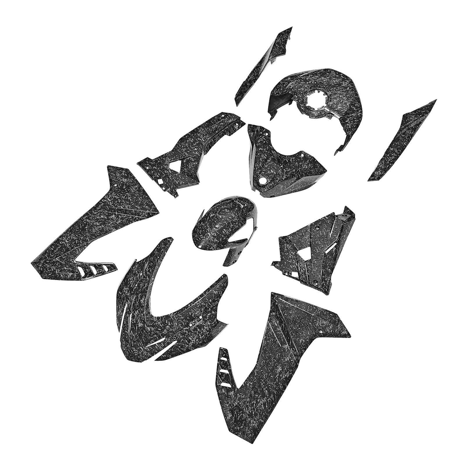 Kit di carrozzeria in plastica ABS iniettato per Aprilia RS457 2024-2025 02#