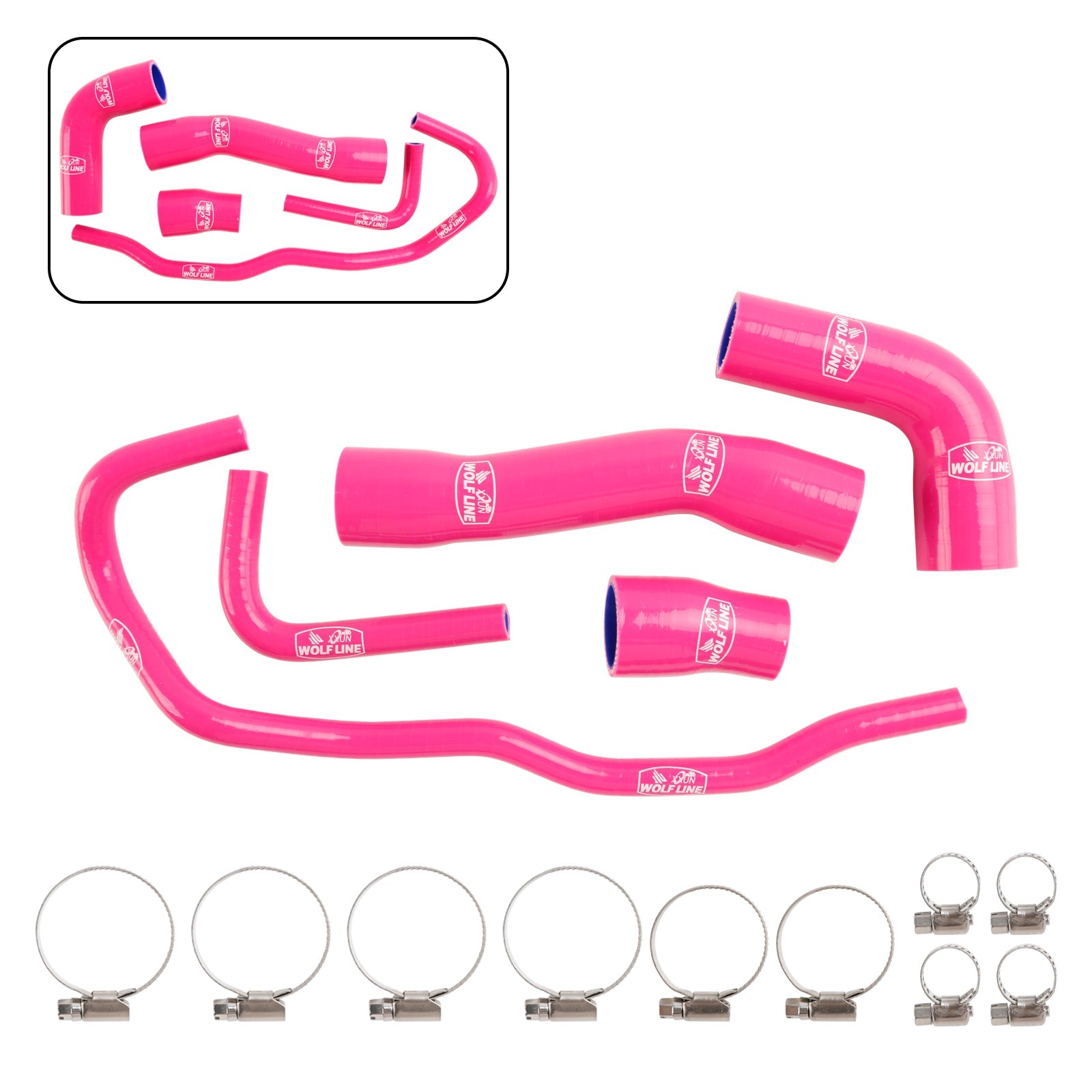 Kit de durites de refroidissement en silicone pour radiateur BMW S1000RR 2019-2023