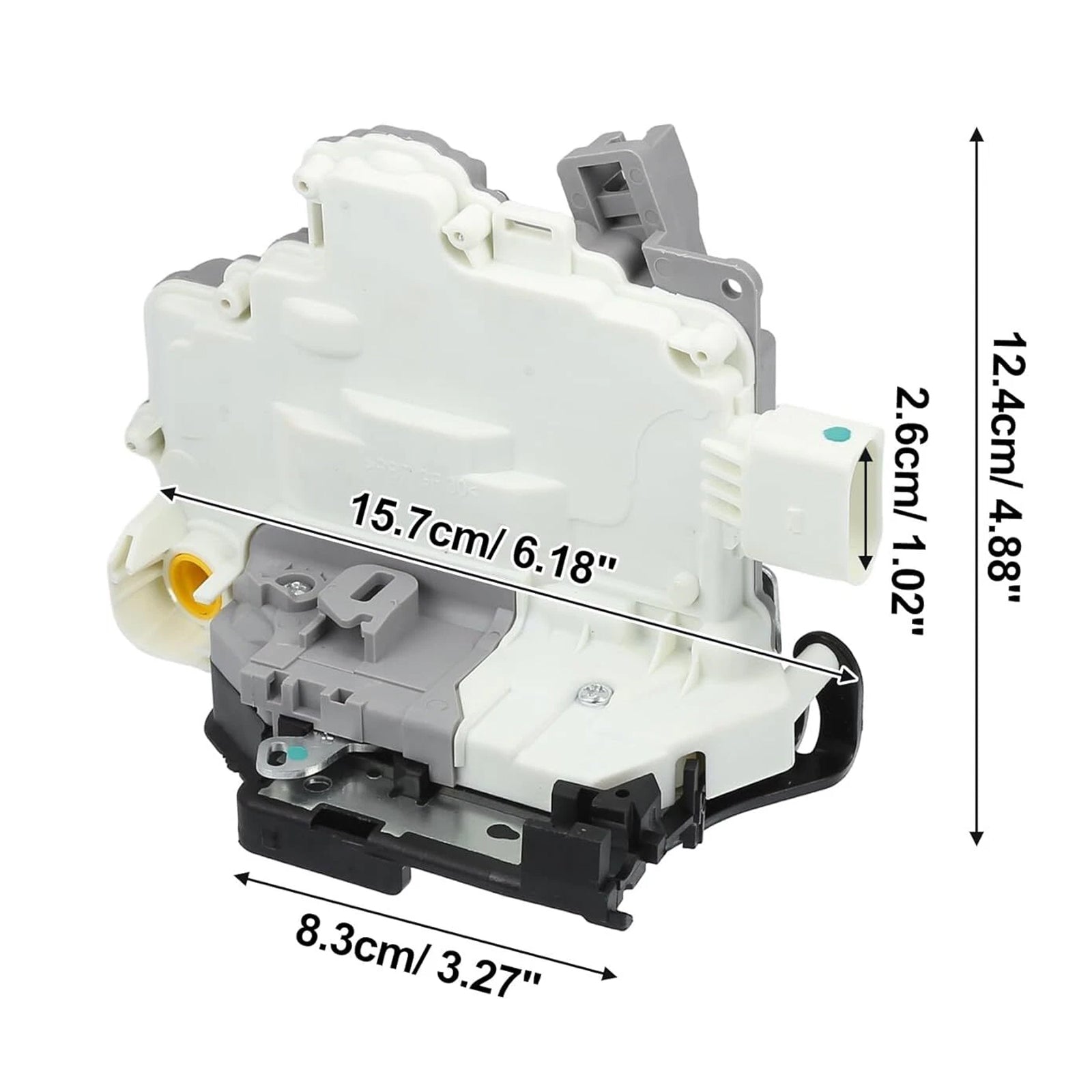 Actionneur de verrouillage de porte avant droite 3C2837016A pour VW Passat Tiguan et Audi Q7