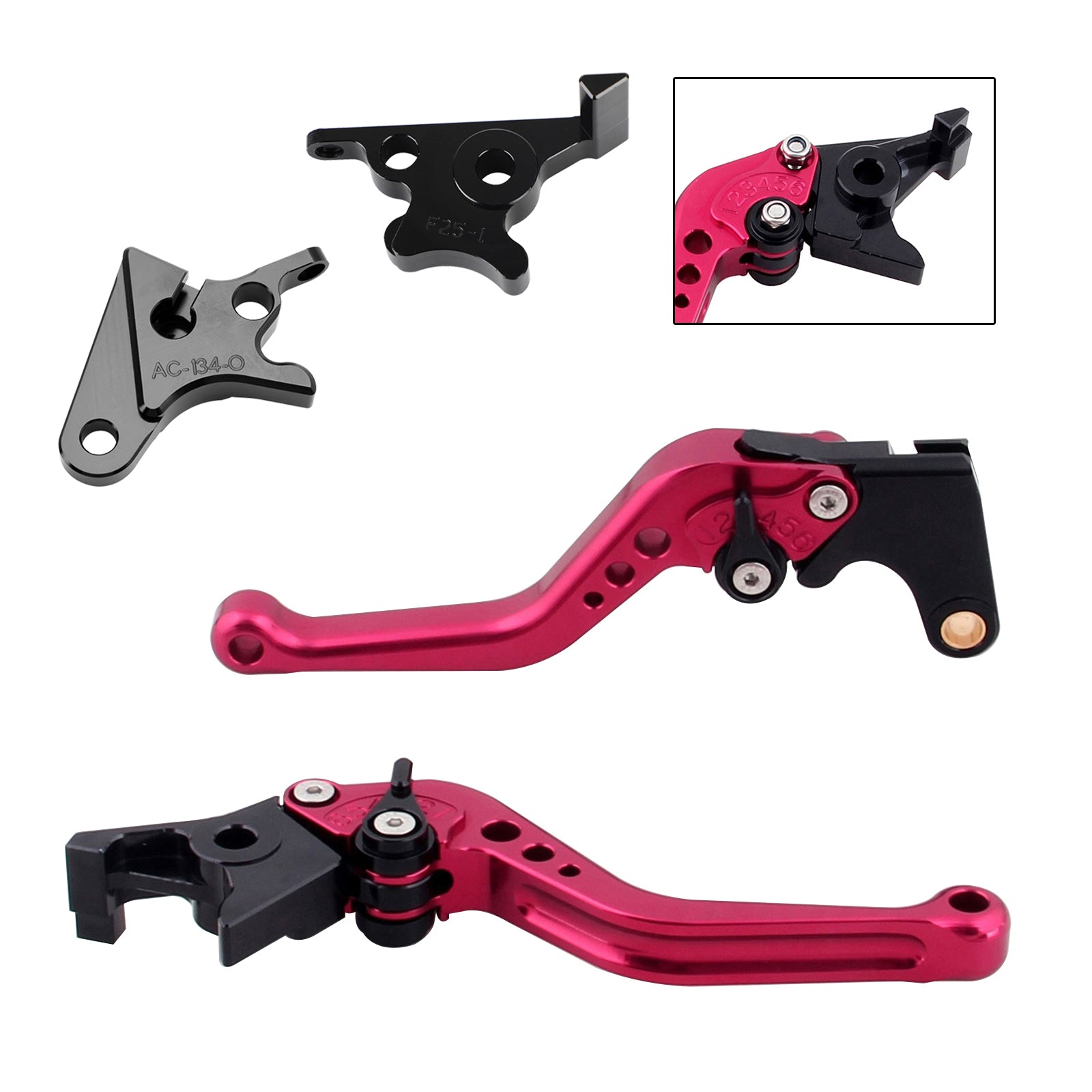 Krótka dźwignia hamulca i sprzęgła dla Honda CB350 CB350 2021-2023