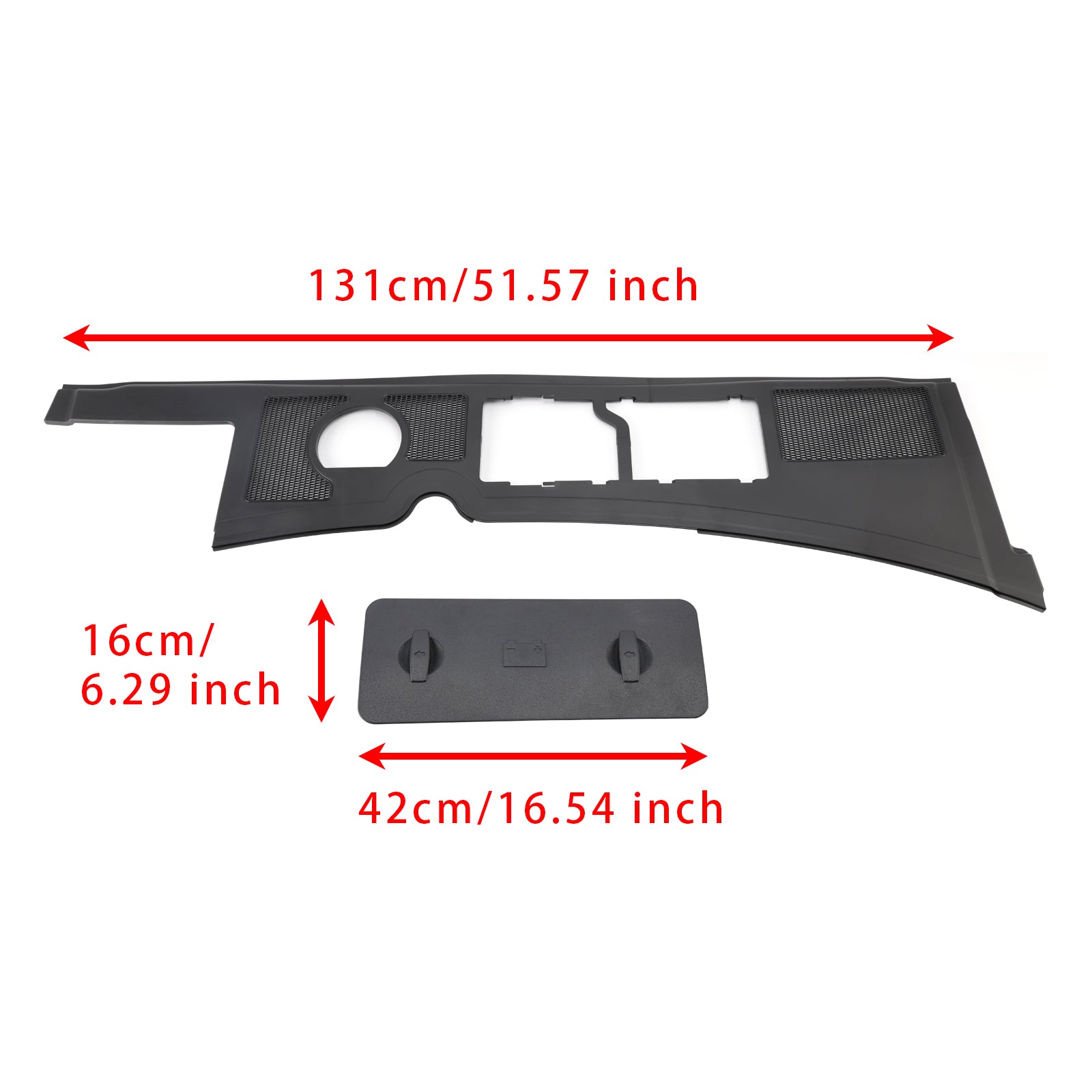 Tapa de batería y deflector de depósito de agua 8E1819447 para Audi A4 B6 B7 (2002-2007)