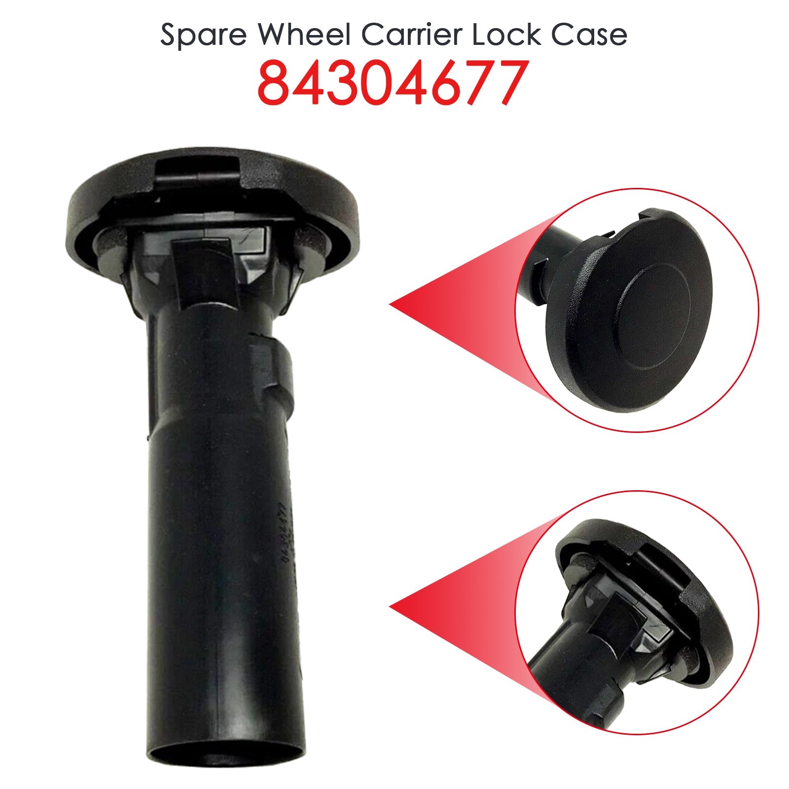 Laatikko- ja lukituskansi säästöhaltijoille 84304677 Silverado Sierra 2019-2024