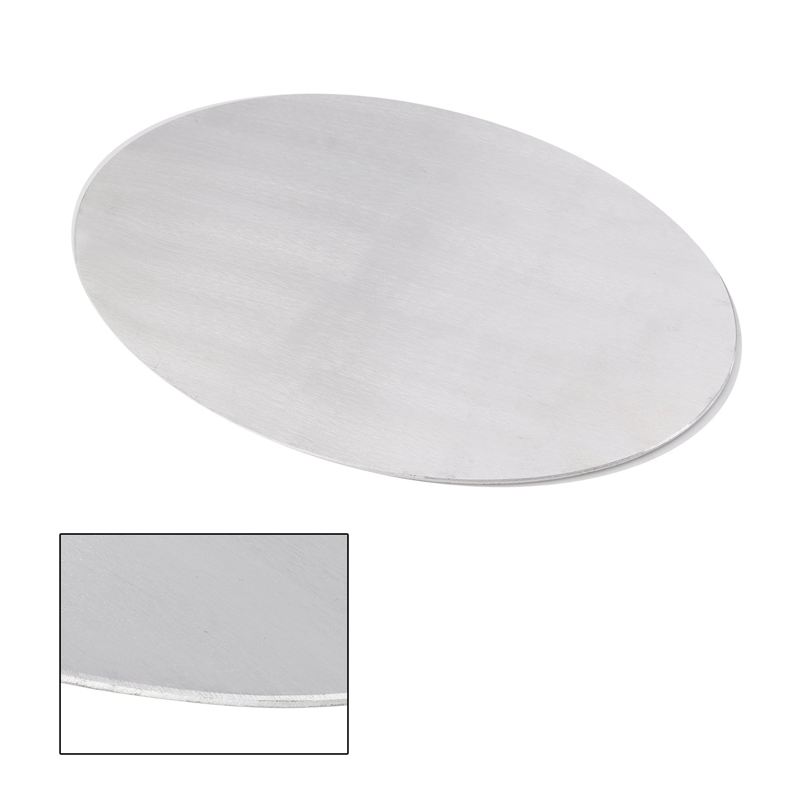 Oval Virgin Ovalna registrska tabla v aluminijasti zlitini, da se sestavite, univerzalna prilagoditev za motocikle