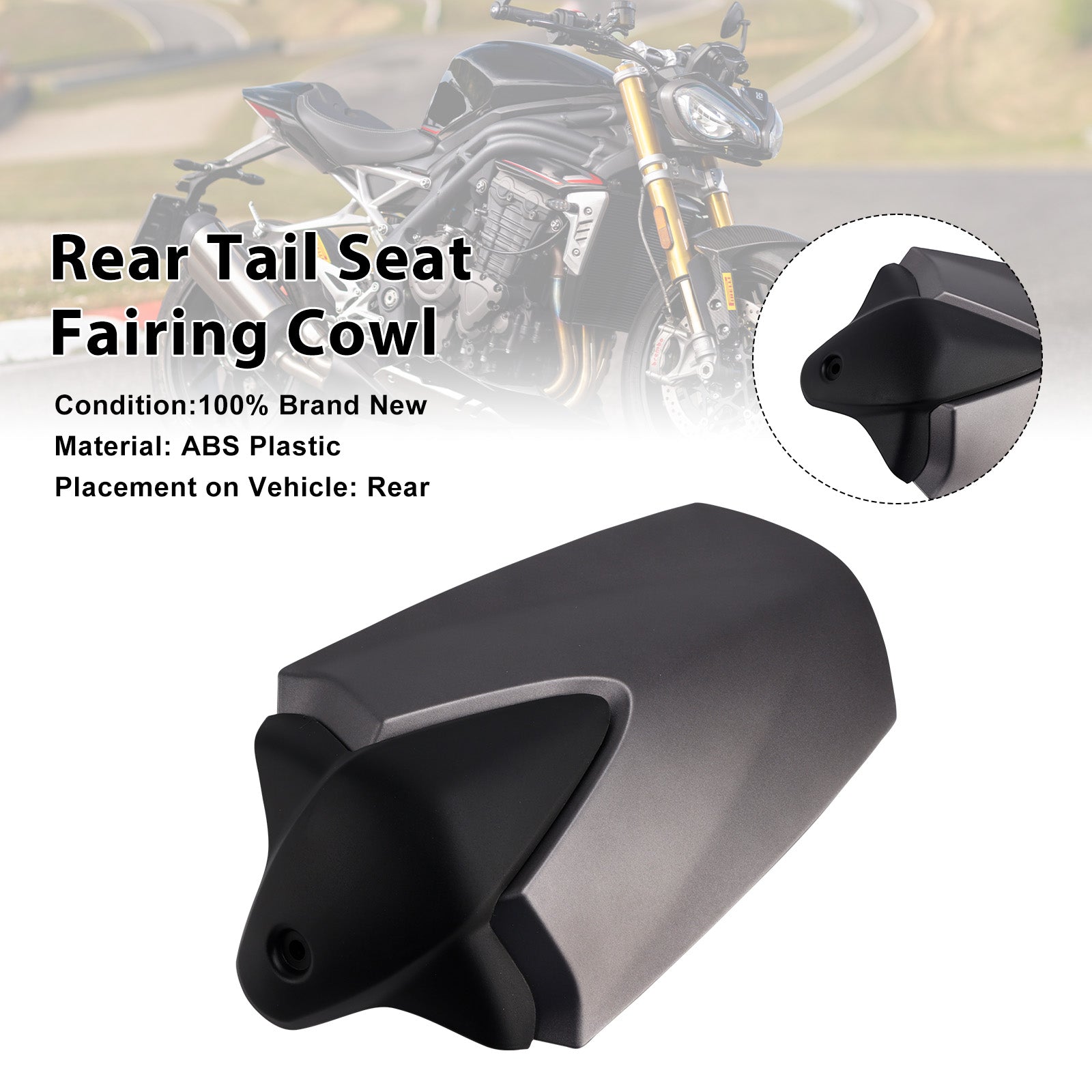 Carénage arrière de selle pour Speed Triple 1200 RS (2021-2024)