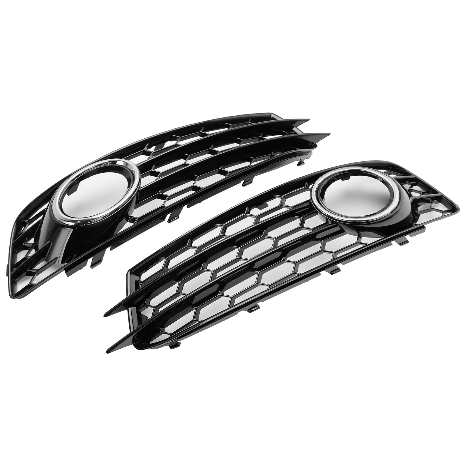 Griglia di copertura fendinebbia anteriore a nido d'ape per Audi A3 8P S-Line 2009-2012