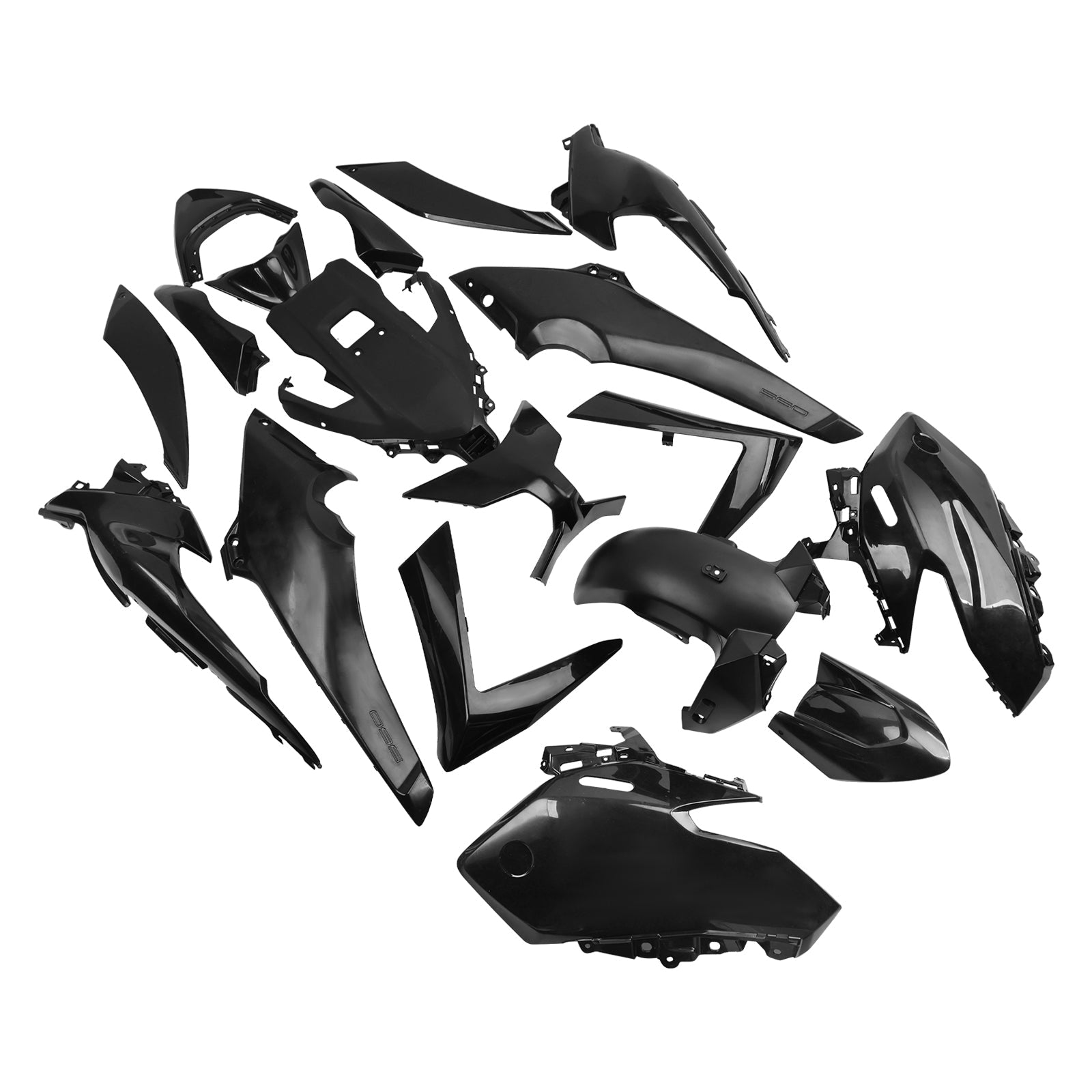 Carénage injecté non peint pour Yamaha TMAX560 (2025-2026)